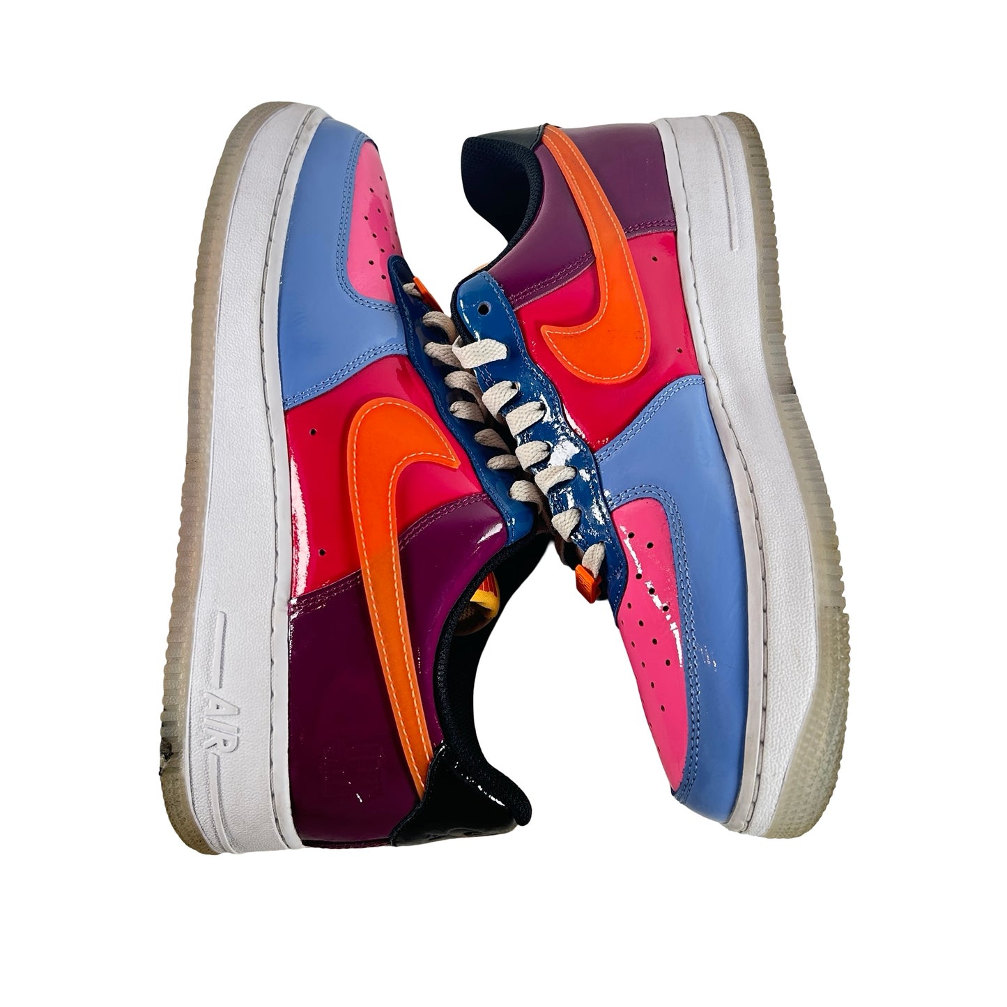 DV5255 400 Nike Air Force 1 Low SP UNDFTD Multi-Patent [USED] - 9 M (Used) (No Box)