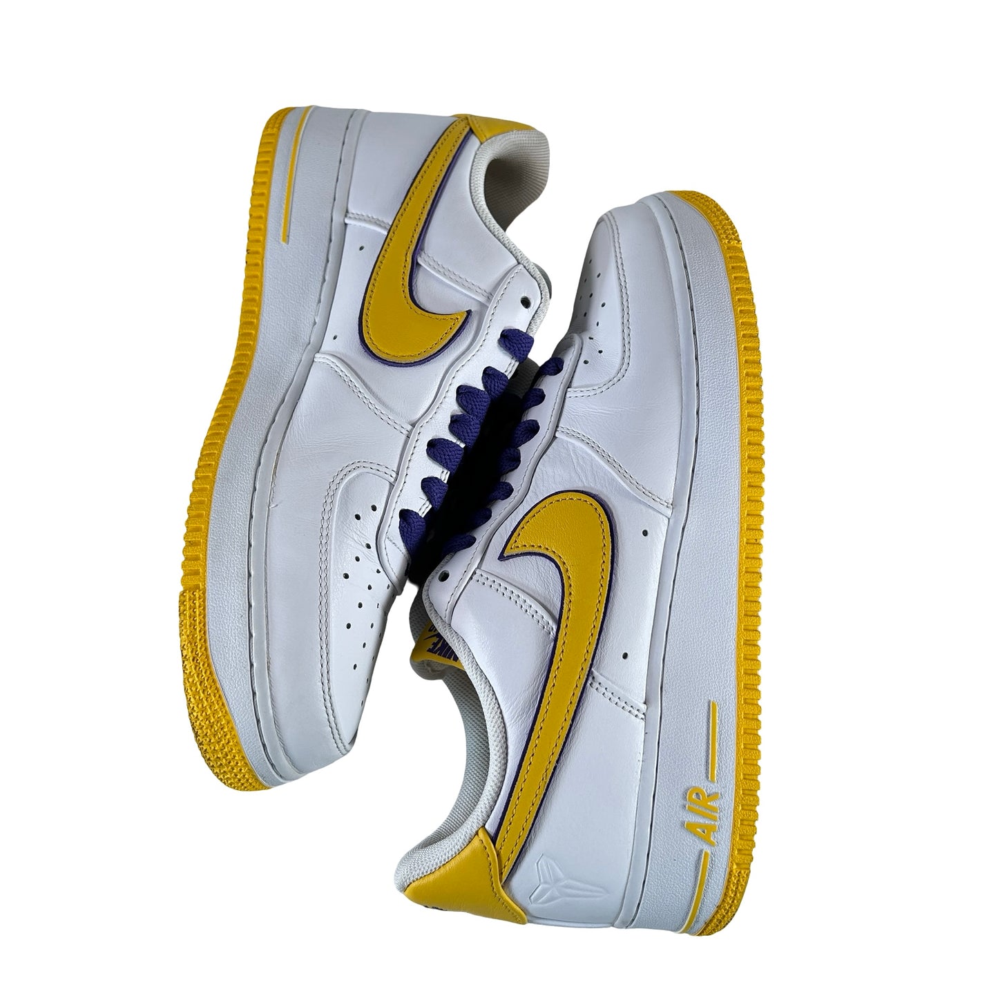 FZ1151 100 Nike Air Force 1 Low Retro QS Kobe Bryant Lakers Home [USED] - 9.5 M (Used)
