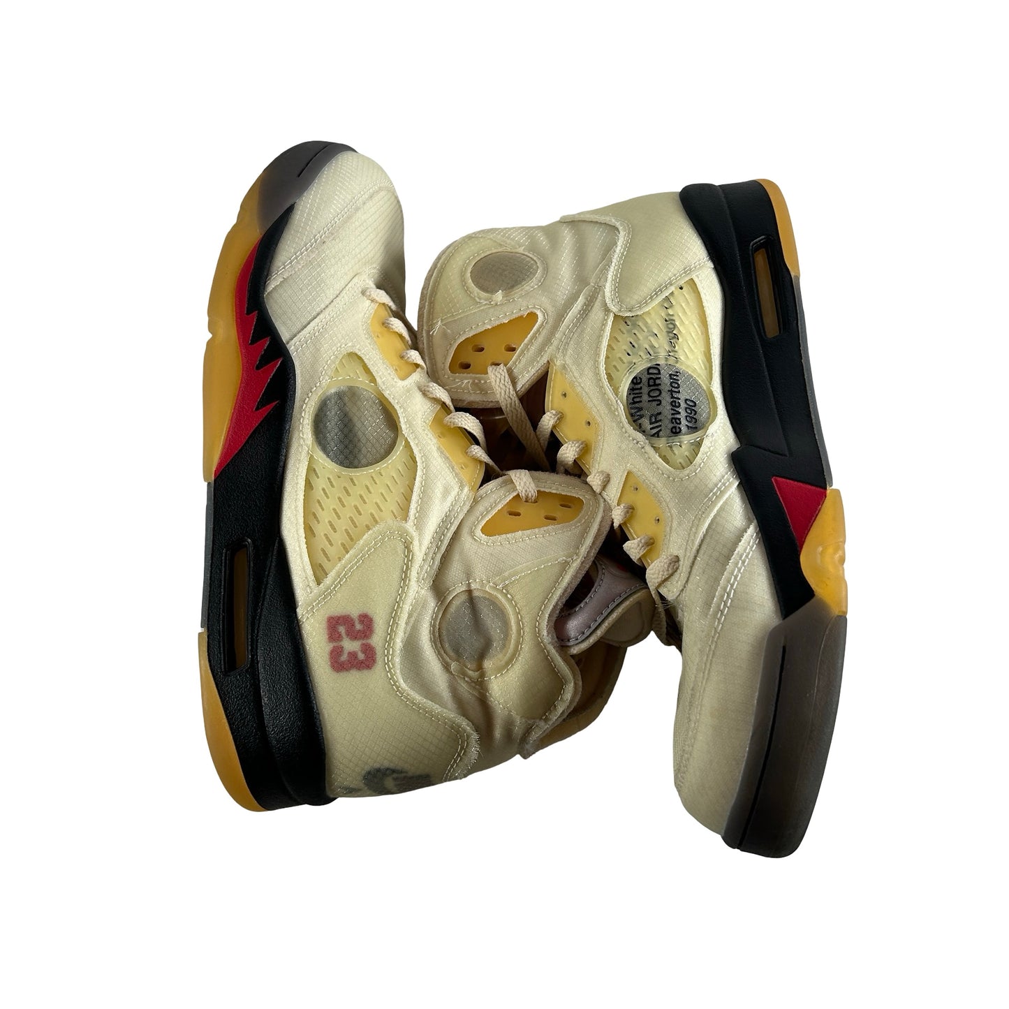 DH8565 100 Jordan 5 Off-White Sail [USED] - 12 M (Used3) (No Box3)