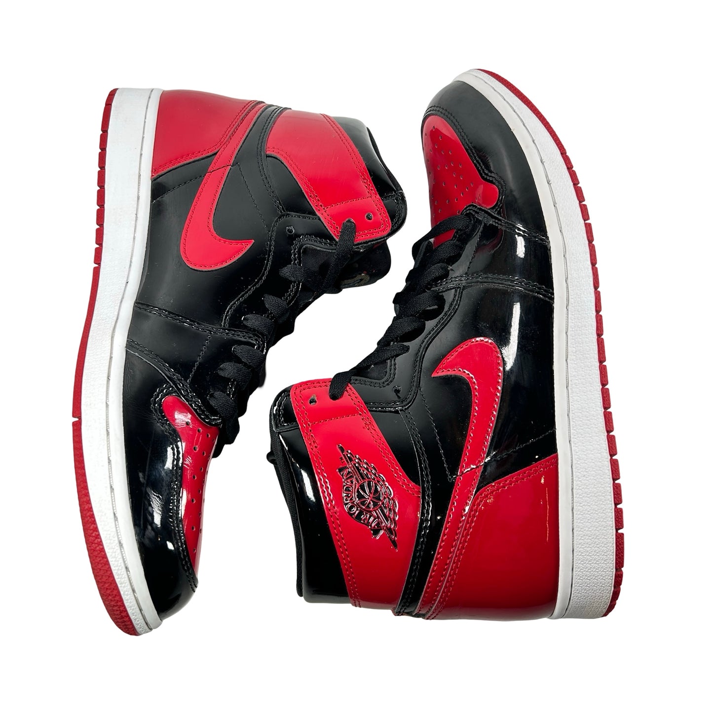 555088 063 Jordan 1 Retro High OG Patent Bred [USED] - 11 M (Used2) (No Box2)