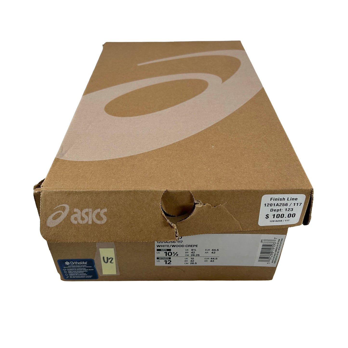 1201A256 117 ASICS Gel-1130 White Wood Crepe [USED] - 10.5 M (Used2)