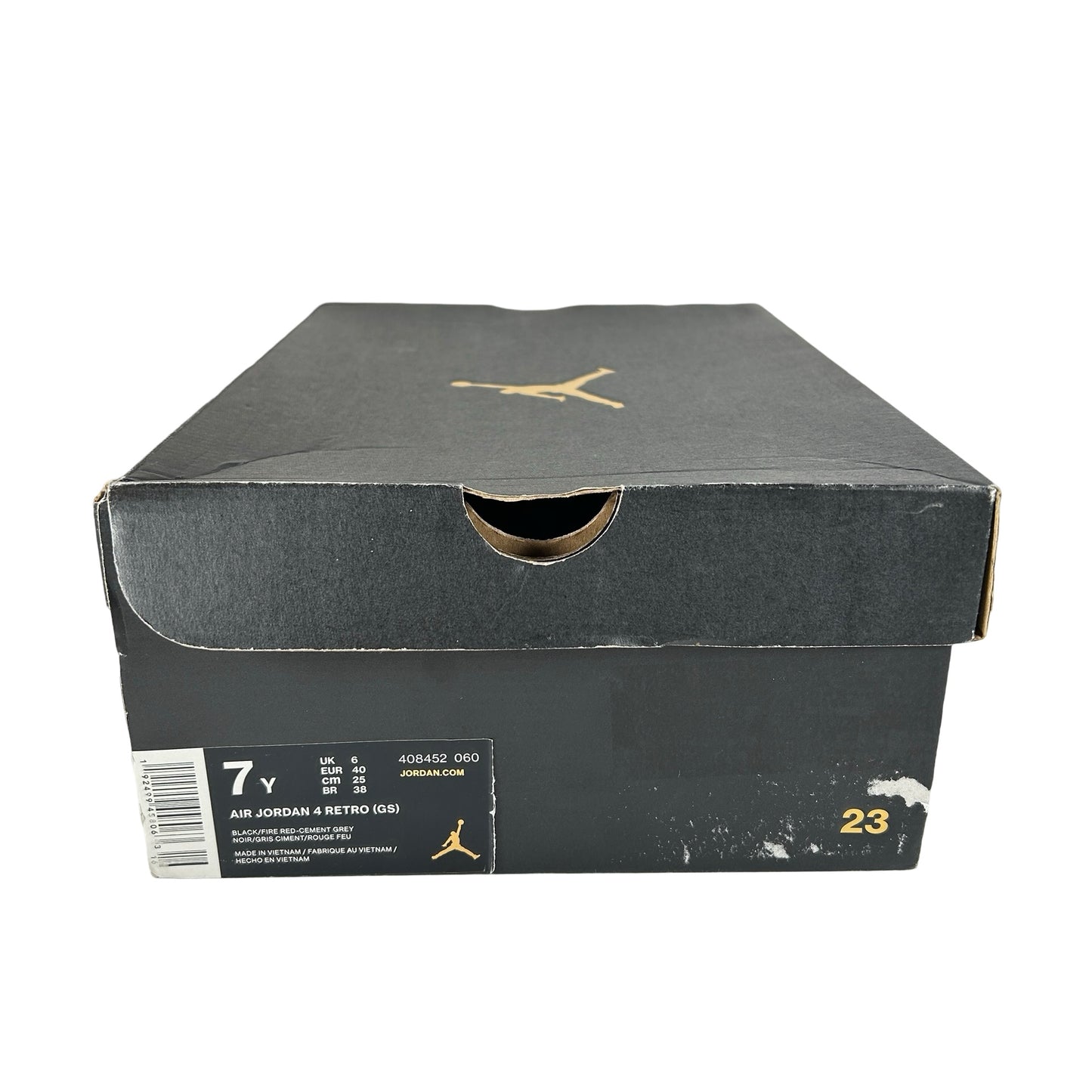 408452 060 Jordan 4 Retro Bred (2019) (GS) [USED] - 7 Y (Used)