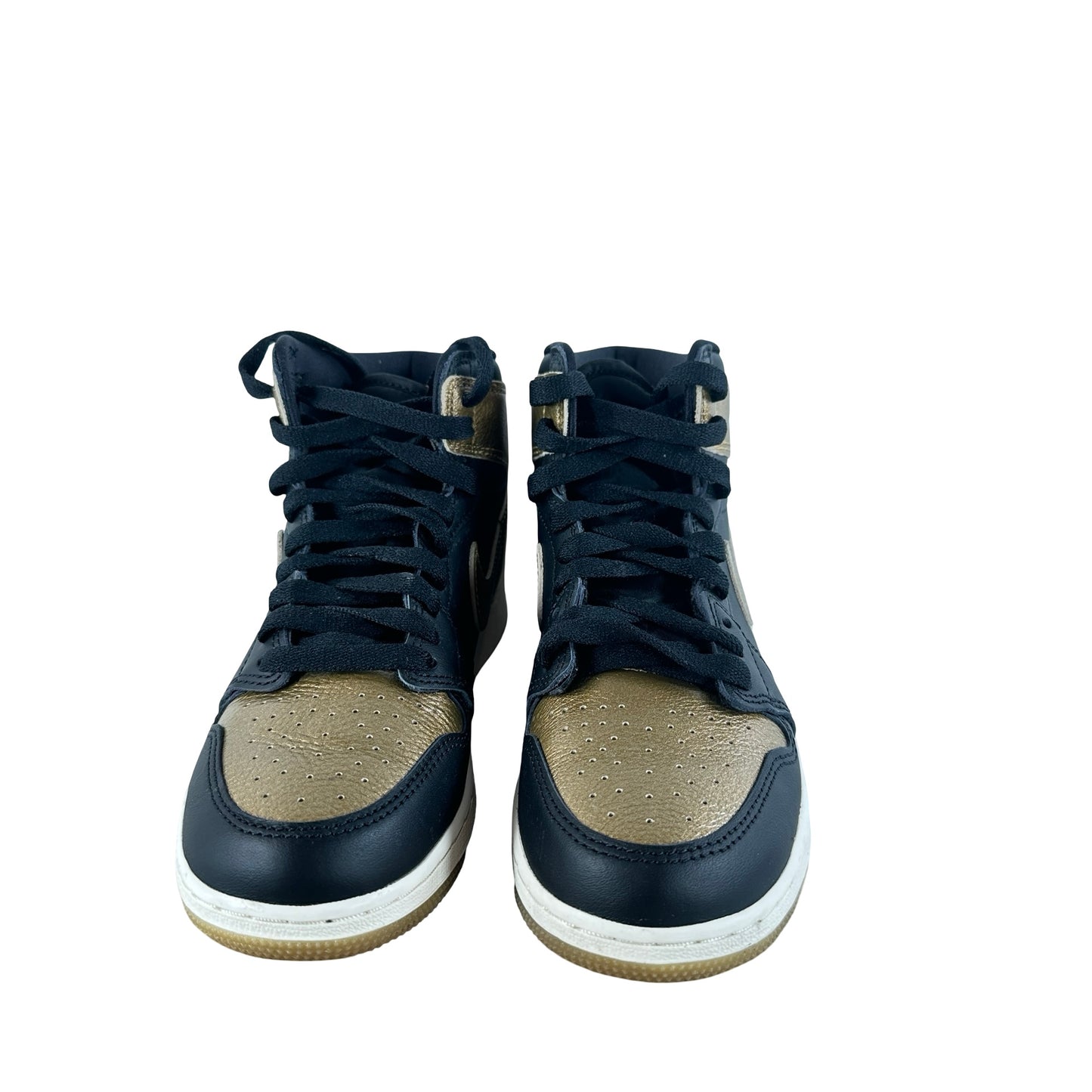 FD1437 071 Jordan 1 Retro High OG Black Metallic Gold (GS) [USED] - 5.5 Y (Used)