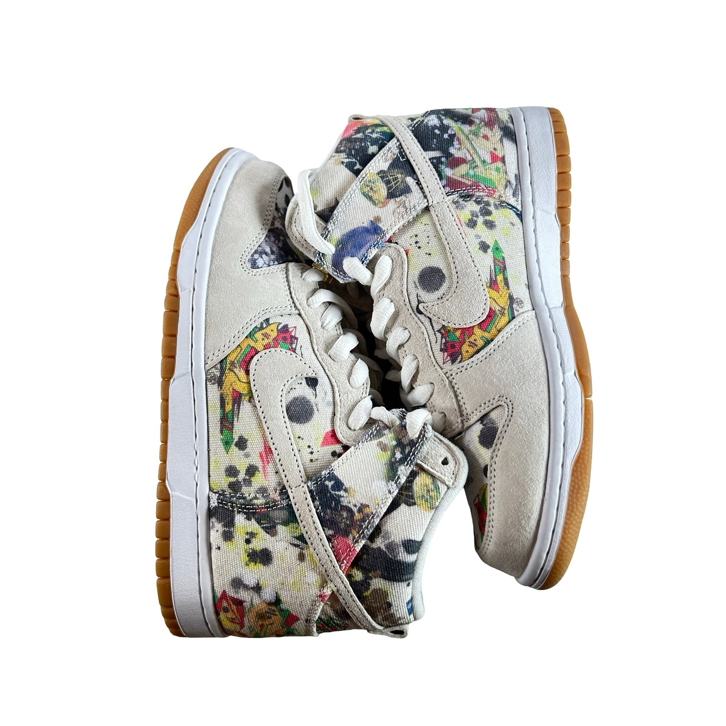 FD8779 100 Nike SB Dunk High Supreme Rammellzee [USED] - 7 M (Used) (Replace Box)