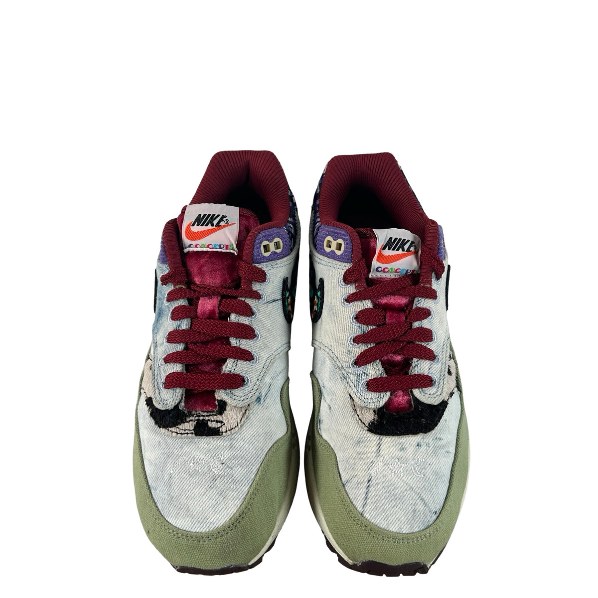 DN1803 300 Nike Air Max 1 Concepts Denim Olive Canvas [USED] - 5.5 M (Used)