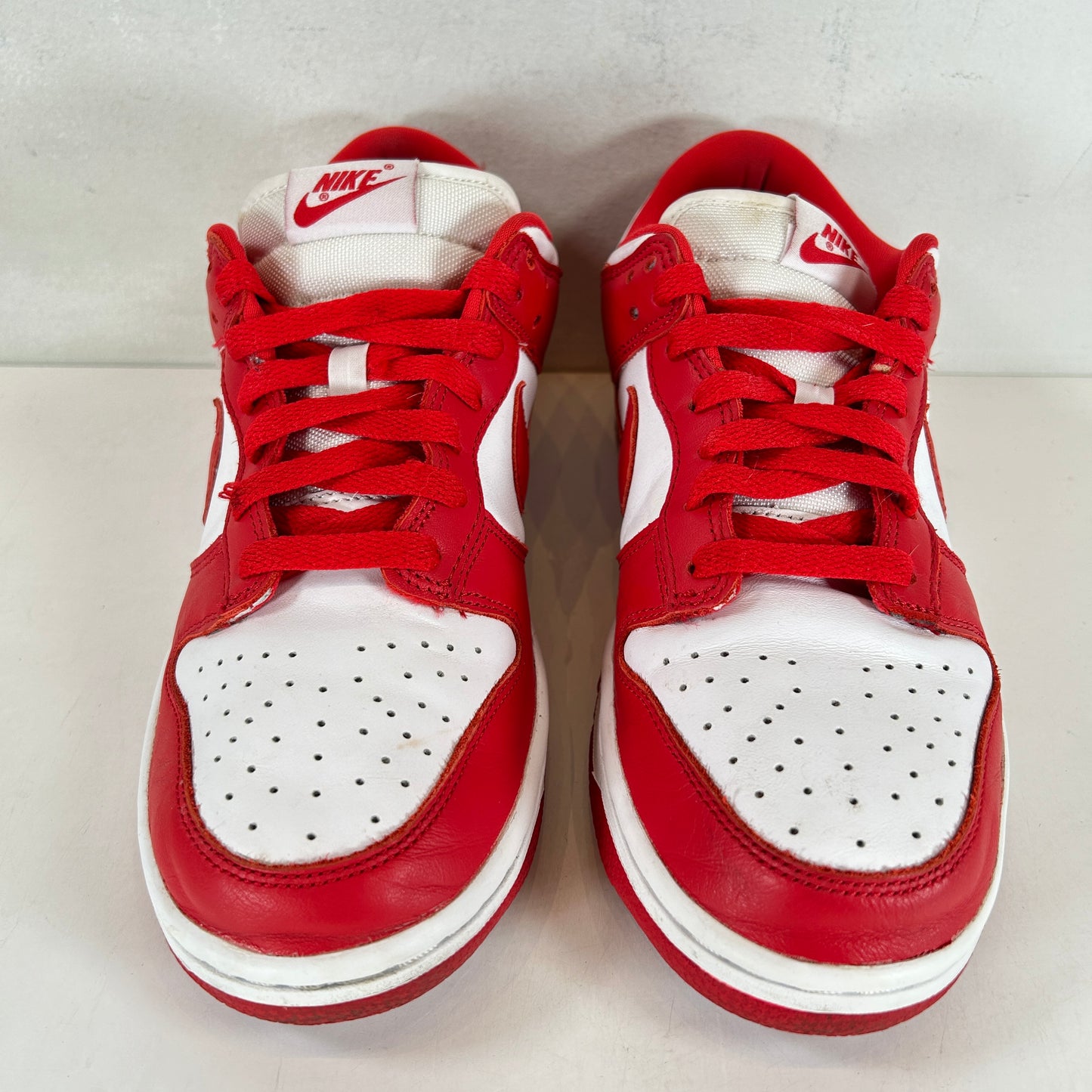 CU1727 100 Dunk Low Rojo Universitario
