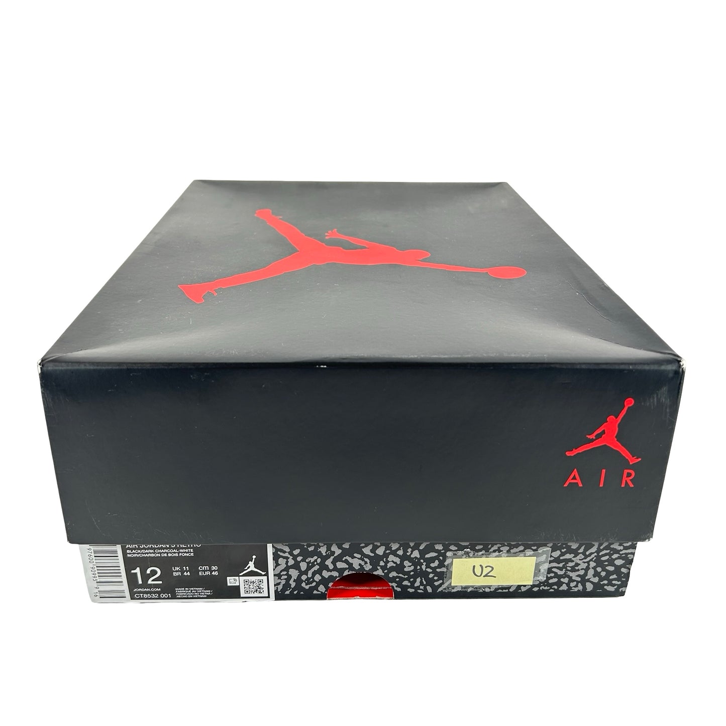 CT8532 001 Jordan 3 Retro Black Cat (2025) [USED] - 12 M (Used2)