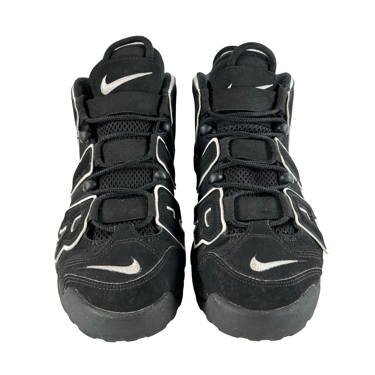 414962 002 Nike Air More Uptempo Black White [USED] - 8 M (Used)