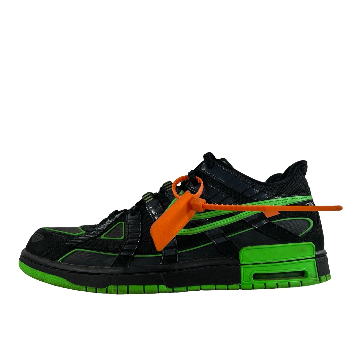 CU6015 001 Nike Air Rubber Dunk Off-White Green Strike [USED] - 13 M (Used2) (No Box2)