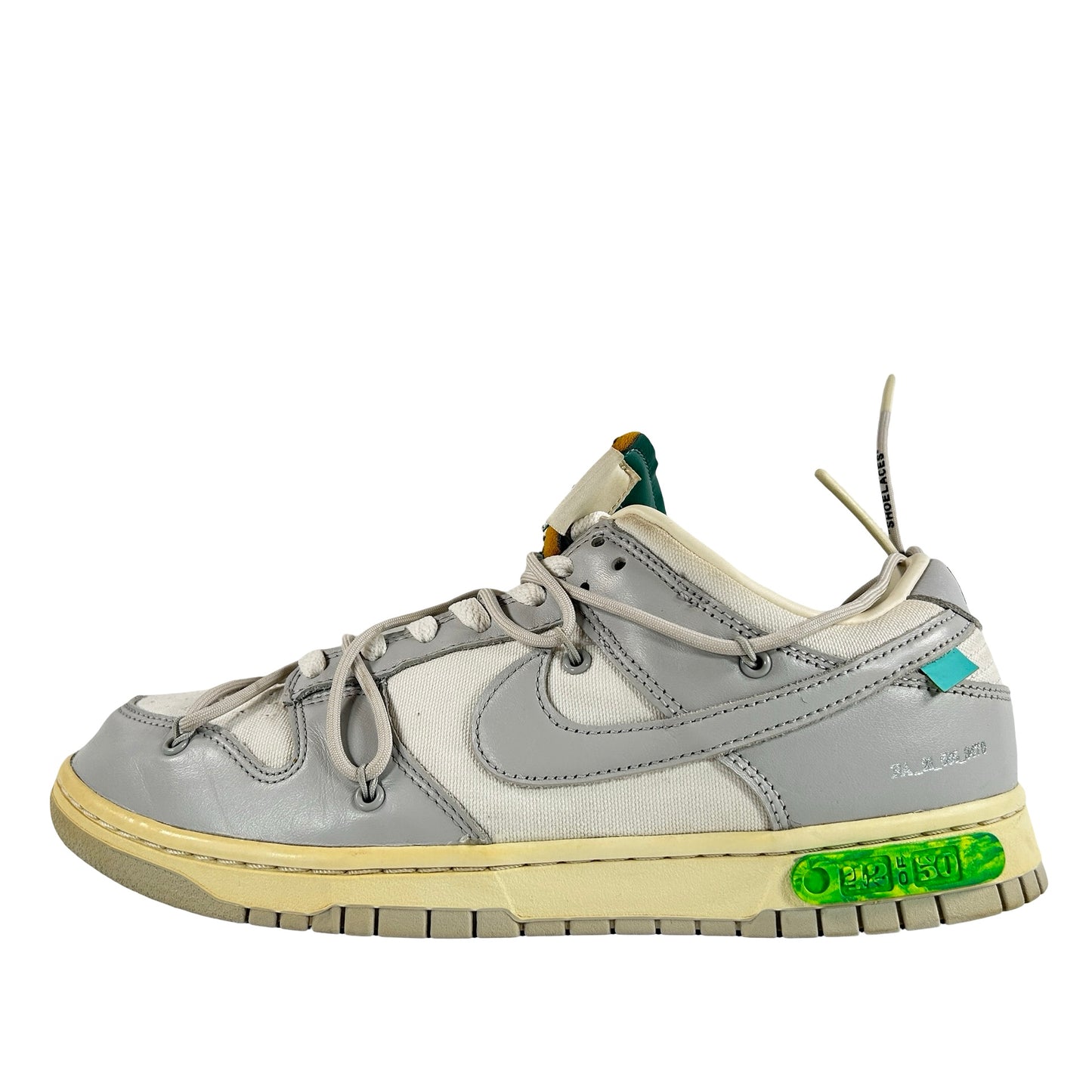 DM1602 117 Nike Dunk Low Off-White Lot 42 [USED] - 10.5 M (Used)