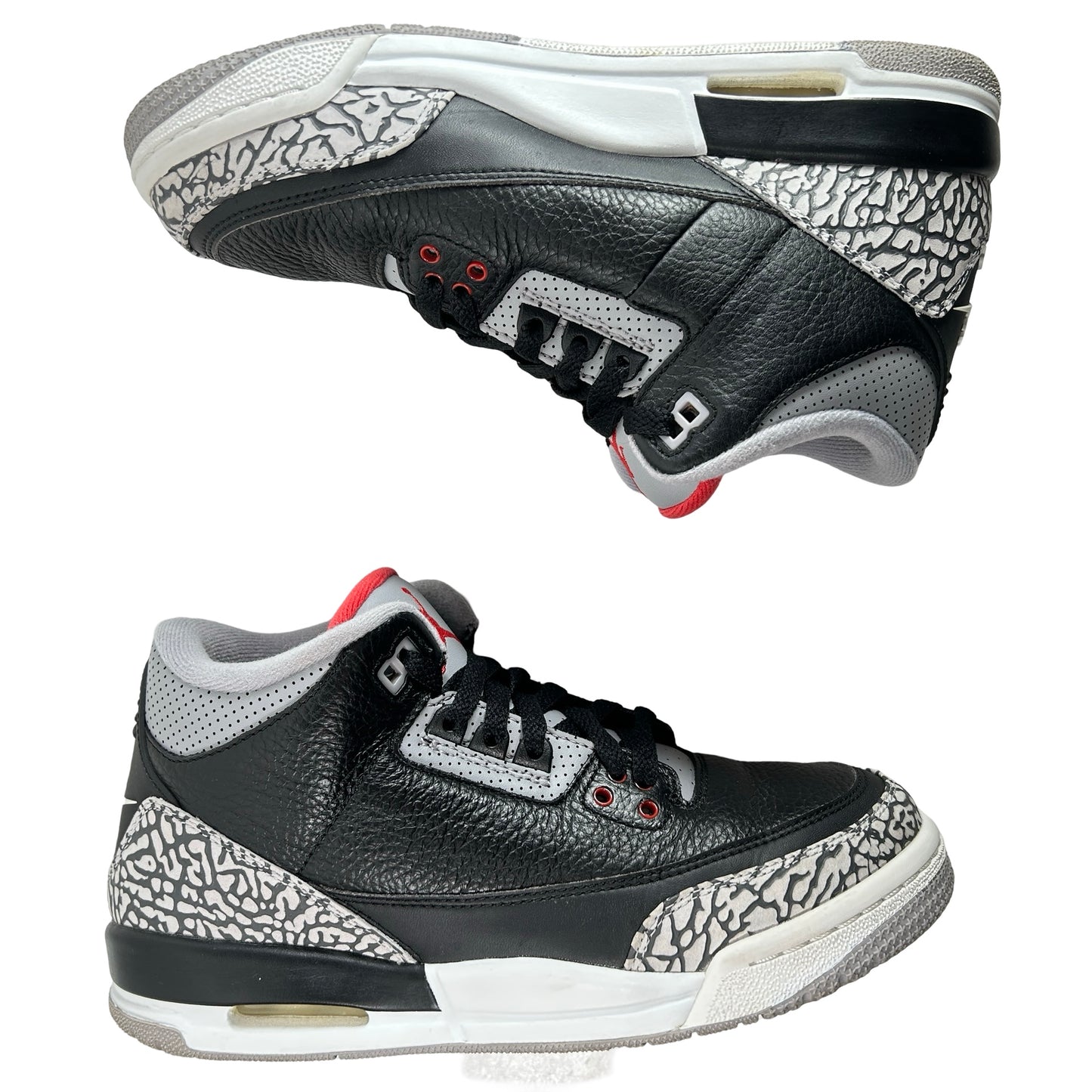 854261 001 Jordan 3 Black Cement GS [USED] - 7 Y (Used)