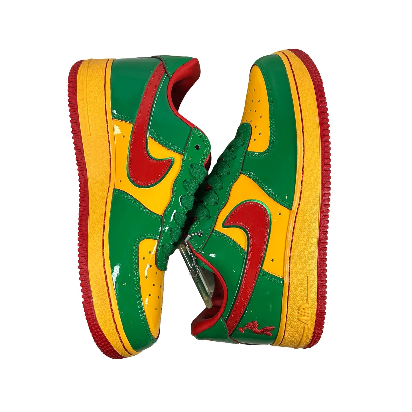 IH4383 300 Nike Air Force 1 Low Lil Yachty Concrete Boys Lucky Green [USED] - 7 M (Used)