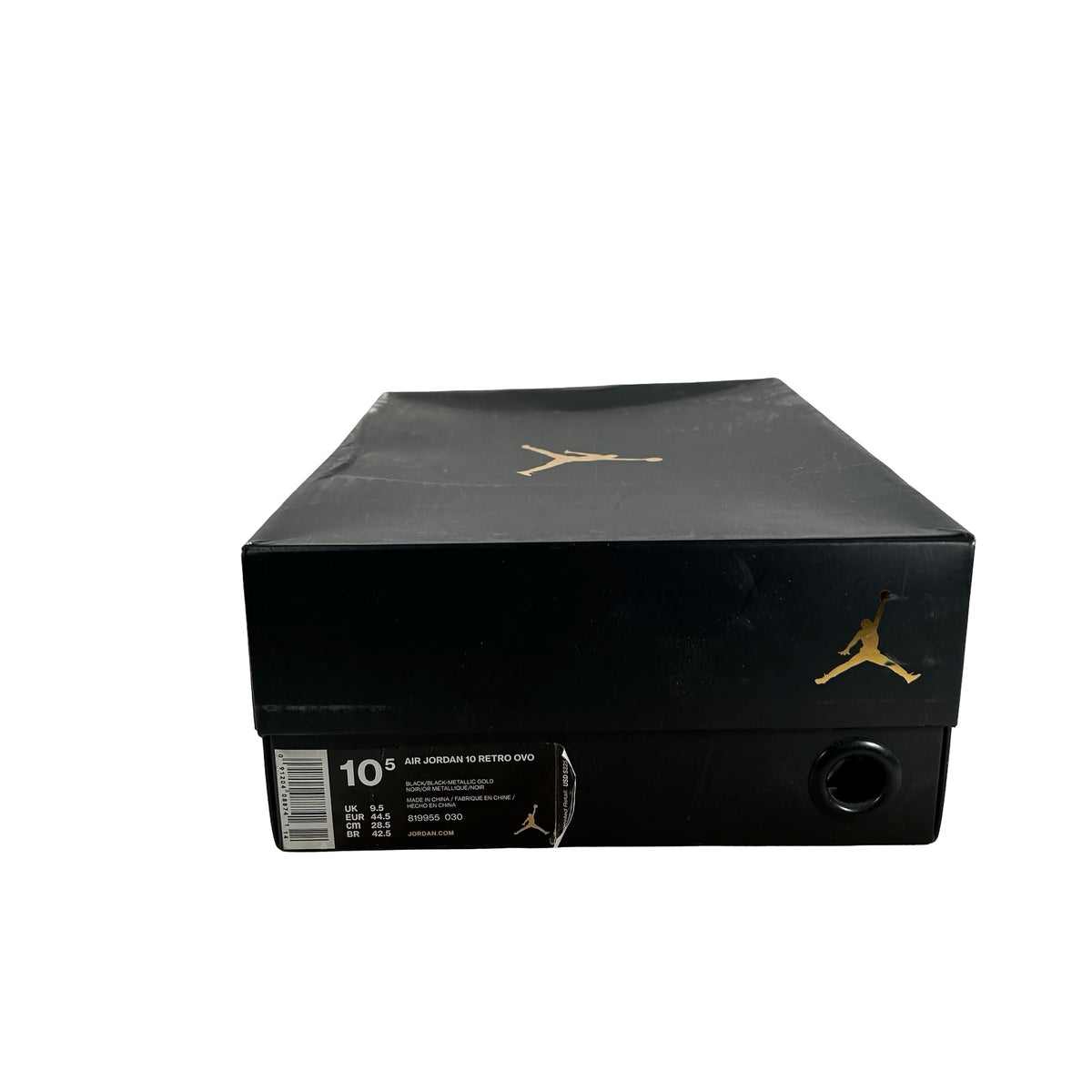 819955 030 Jordan 10 Retro Drake OVO Black [USED] - 10.5 M (Used)