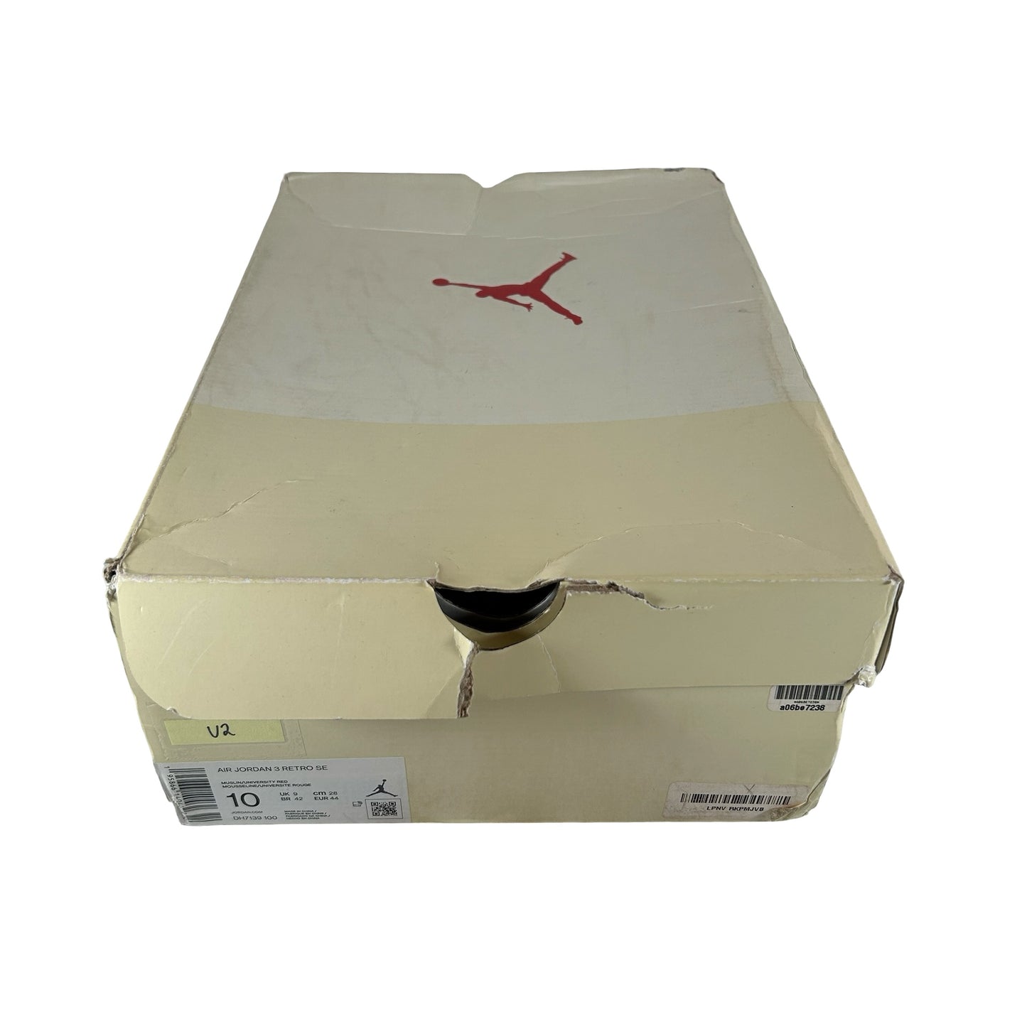 DH7139 100 Jordan 3 Retro Muslin [USED] - 10 M (Used2)