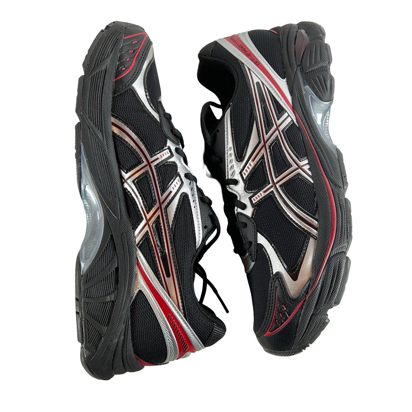 1203A688 001 ASICS GT-2160 Black Pure Silver Red [USED] - 11.5 M (VNDS)