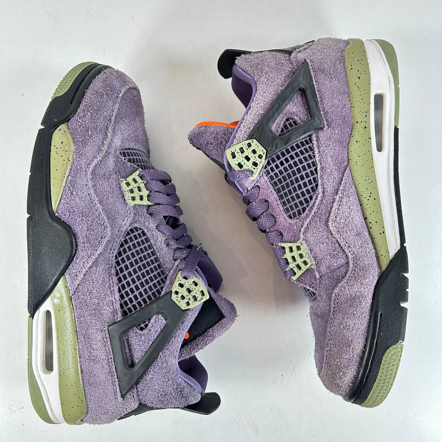 AQ9129 500 Jordan 4 Retro Canyon Purple [USED] - 10 W (Used) (No Box)