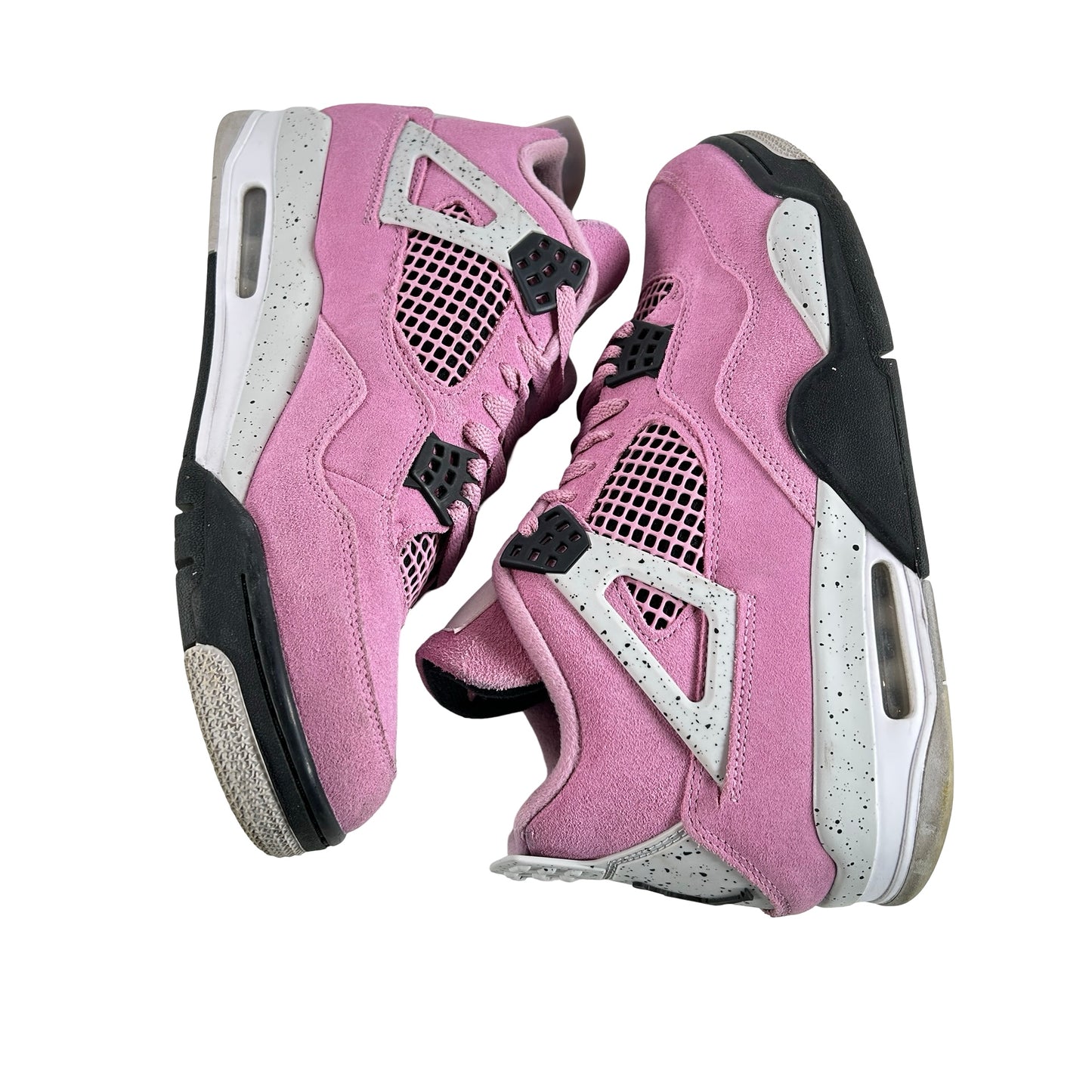 AQ9129 501 Jordan 4 Retro Orchid (Women's) [USED] - 11.5 W (Used)