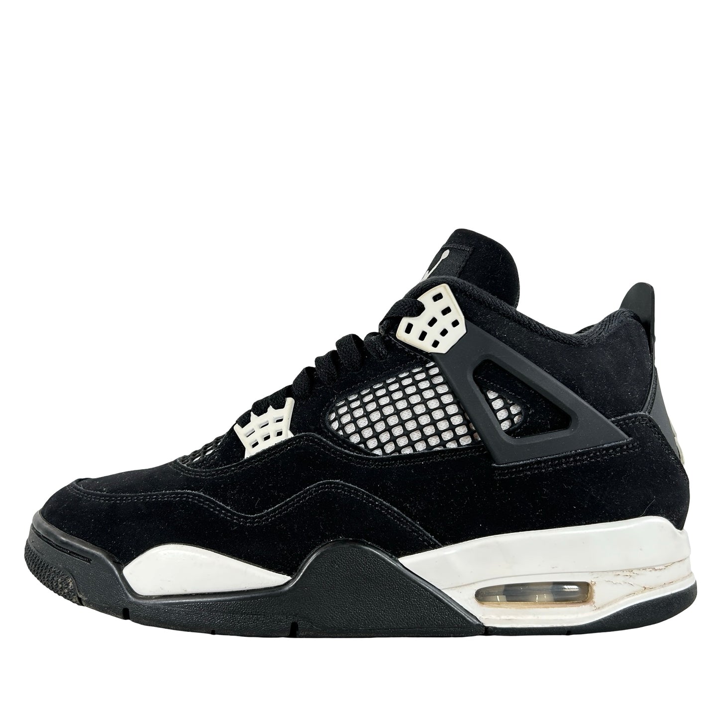 FQ8138 001  Jordan 4 Retro White Thunder [USED] - 9.5 M (Used13)