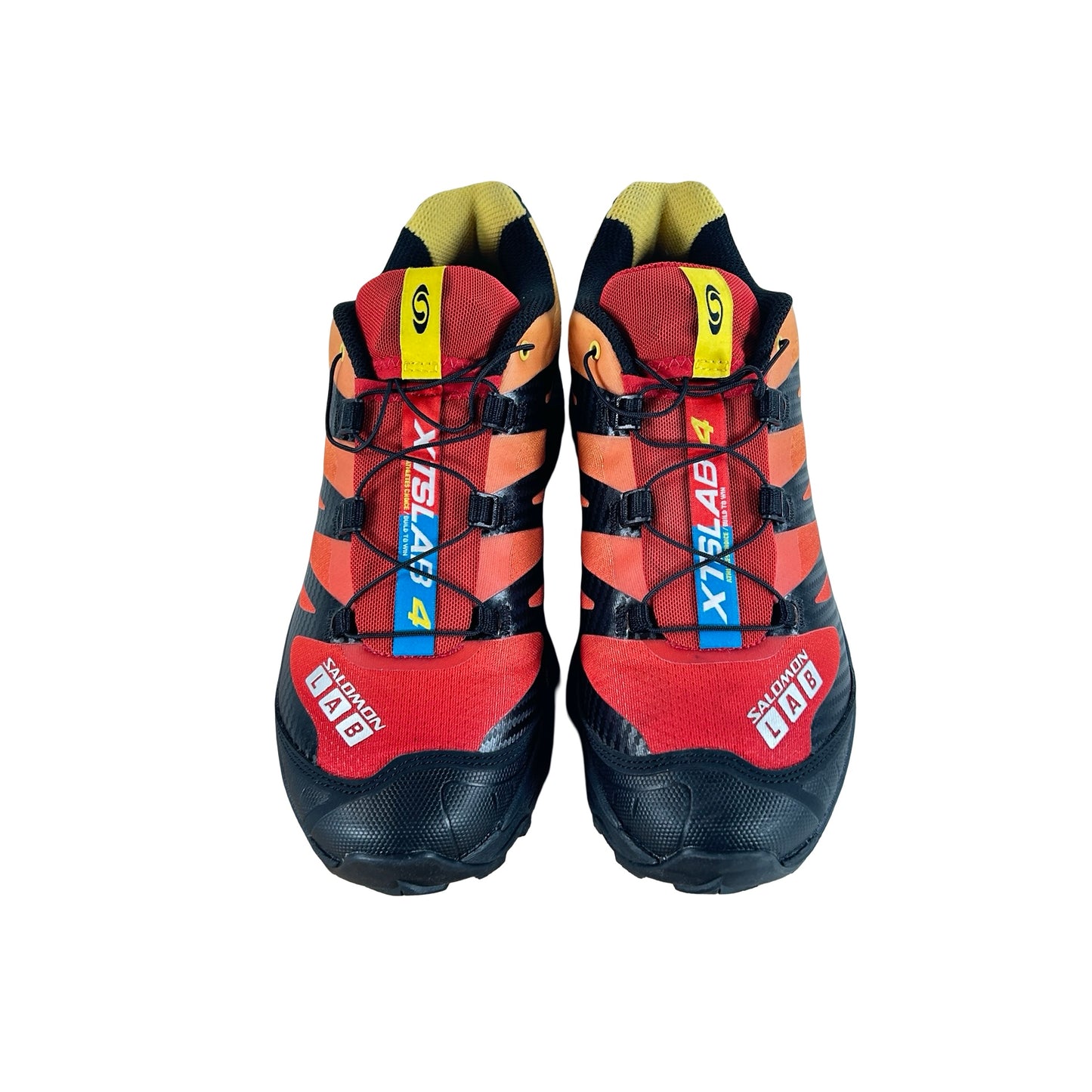 409517 Salomon S/Lab XT-4 Adv Fiery Red Impact Yellow [USED] - 8 M (Used) (No Box)