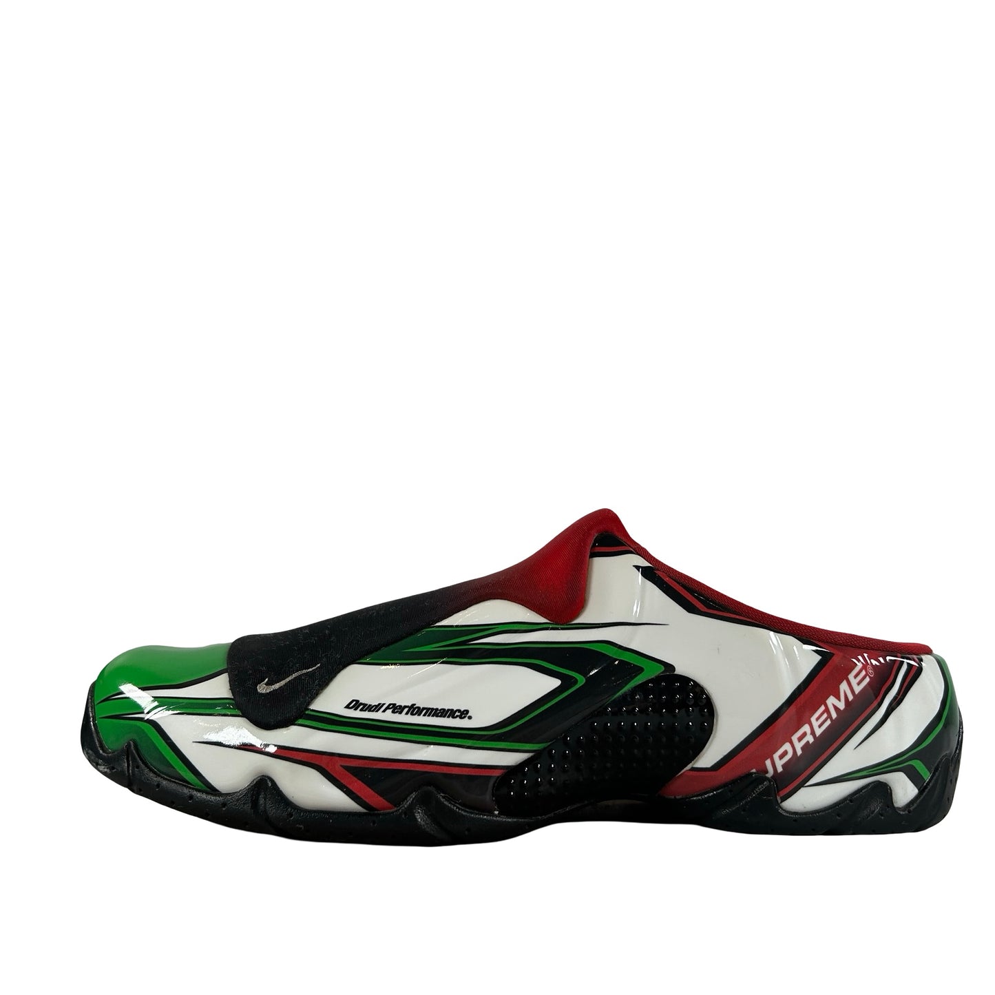 FN0289 100 Nike Clogposite Supreme White Gym Red Green [USED] - 10.5 M (Used2)