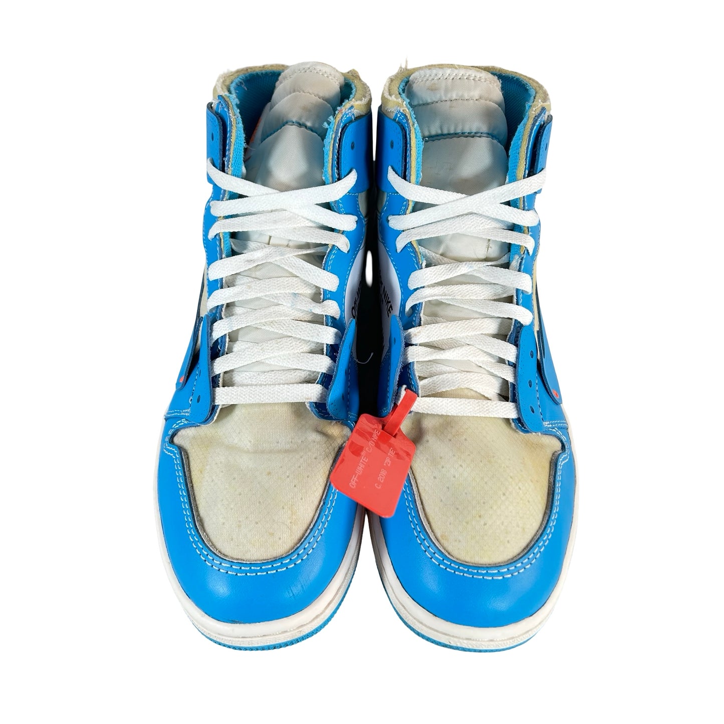 AQ0818 148 Jordan 1 Retro High Off-White UNC [USED] - 12 M (Used)