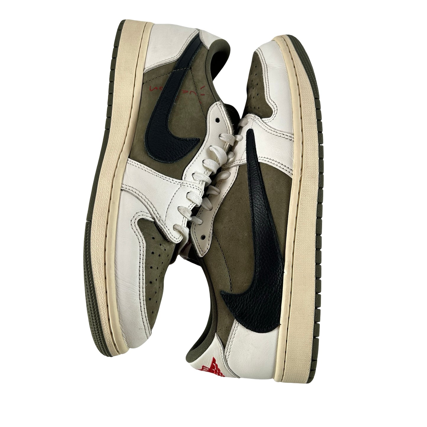 DM7866 200 Jordan 1 Retro Low OG SP Travis Scott Medium Olive [USED] - 10 M (Used5)