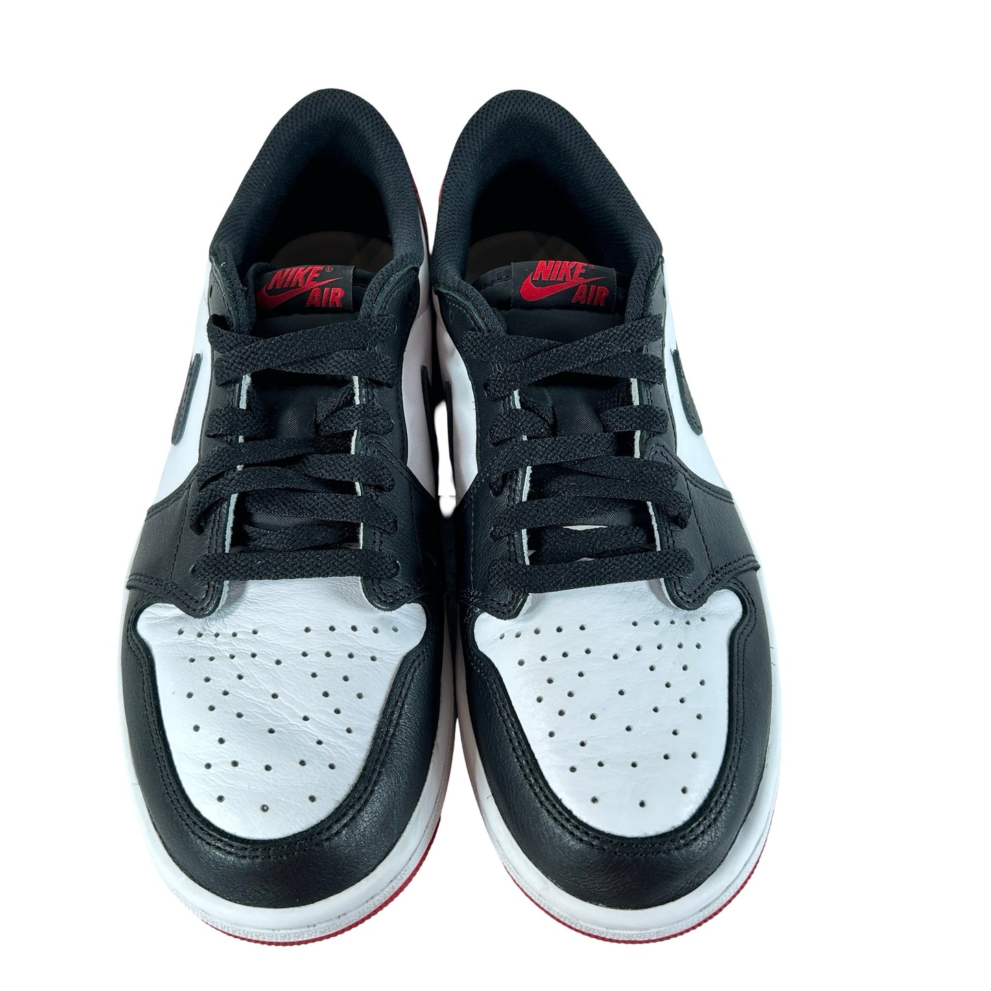 CZ0790 106  Jordan 1 Retro Low OG Black Toe (2023) [USED] - 10 M (Used) (No Box2)
