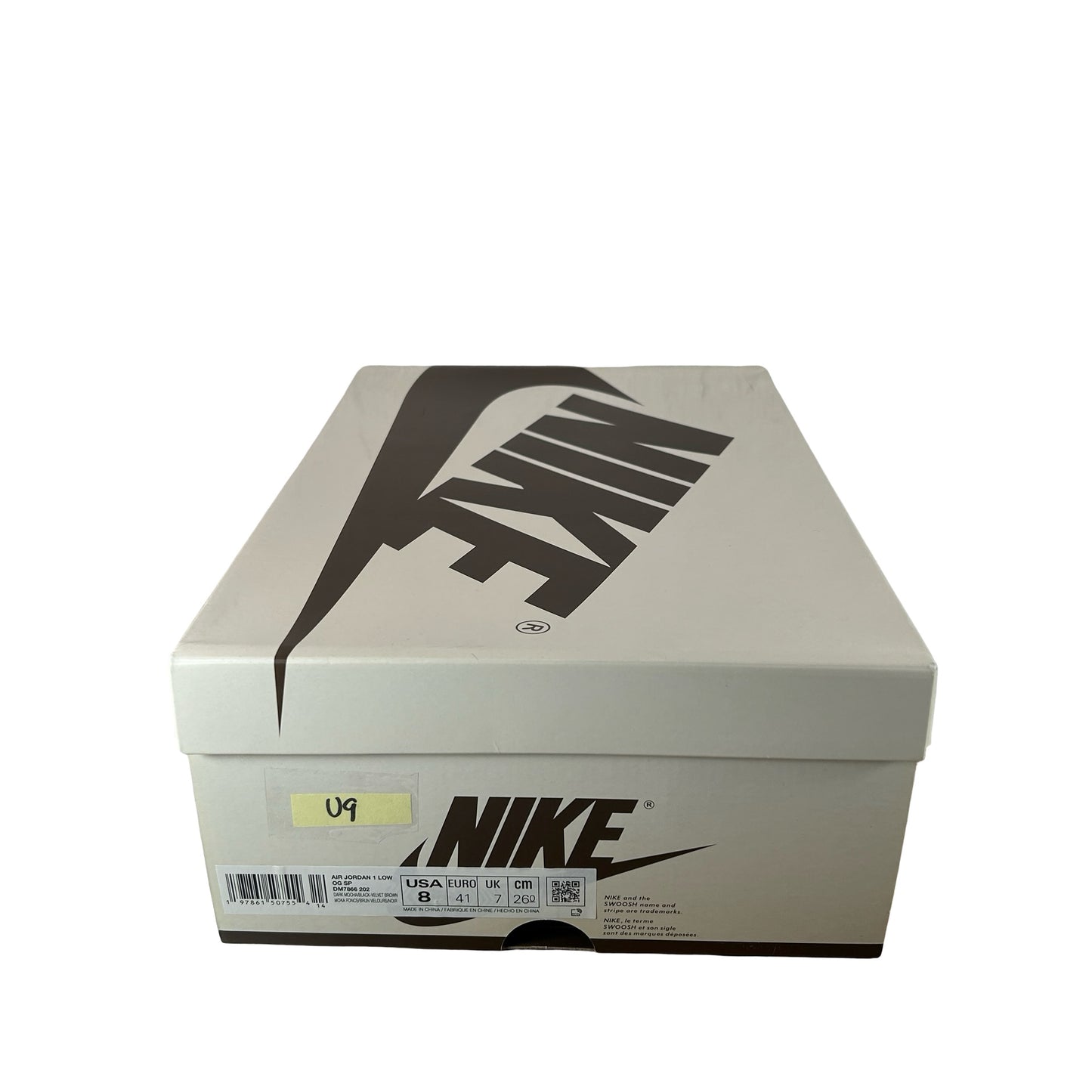 DM7866 202 Jordan 1 Retro Low OG SP Travis Scott Velvet Brown [USED] - 8 M (Used9)