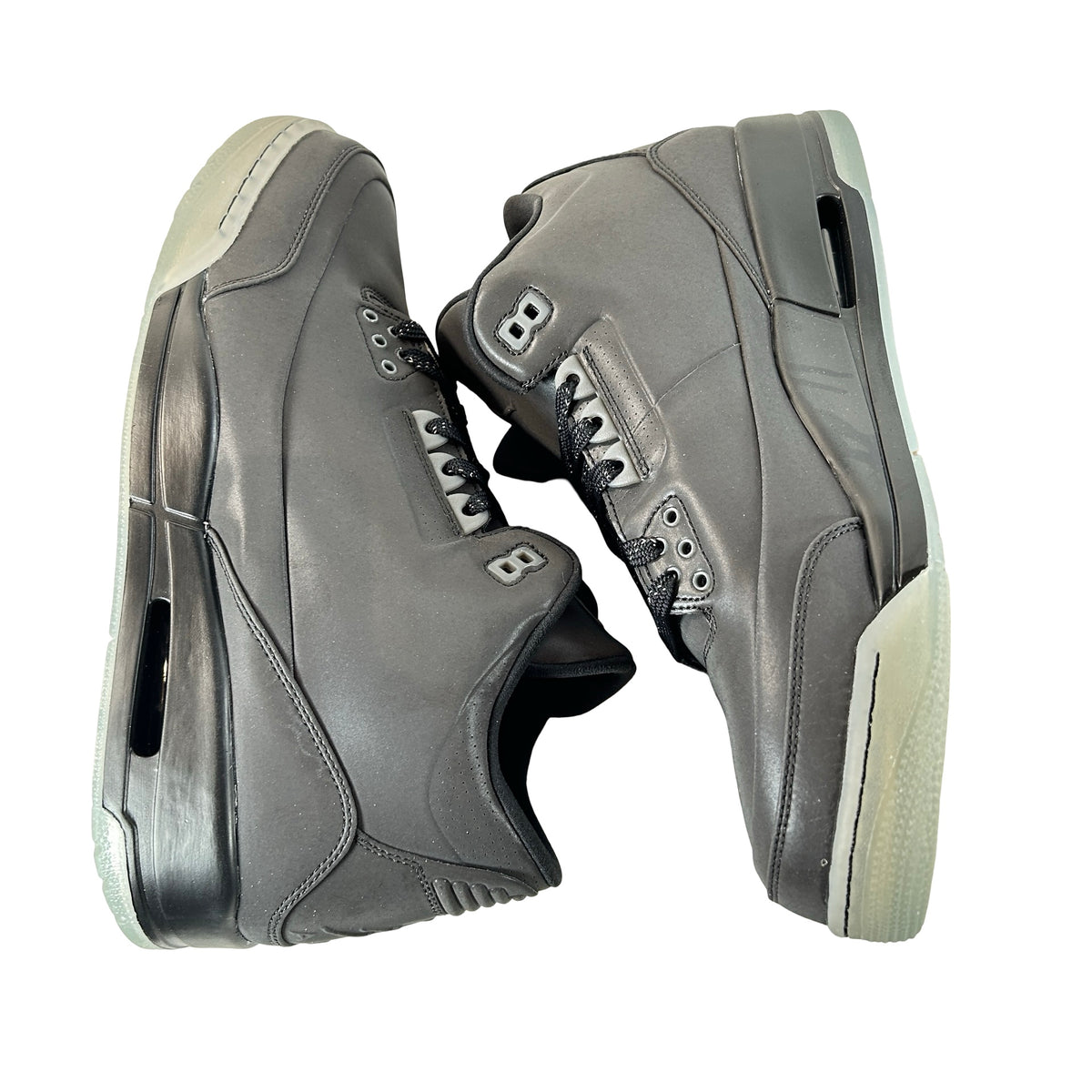 631603 010 Jordan 3 Retro 5Lab3 Black - 11.5 M (Yellowing)