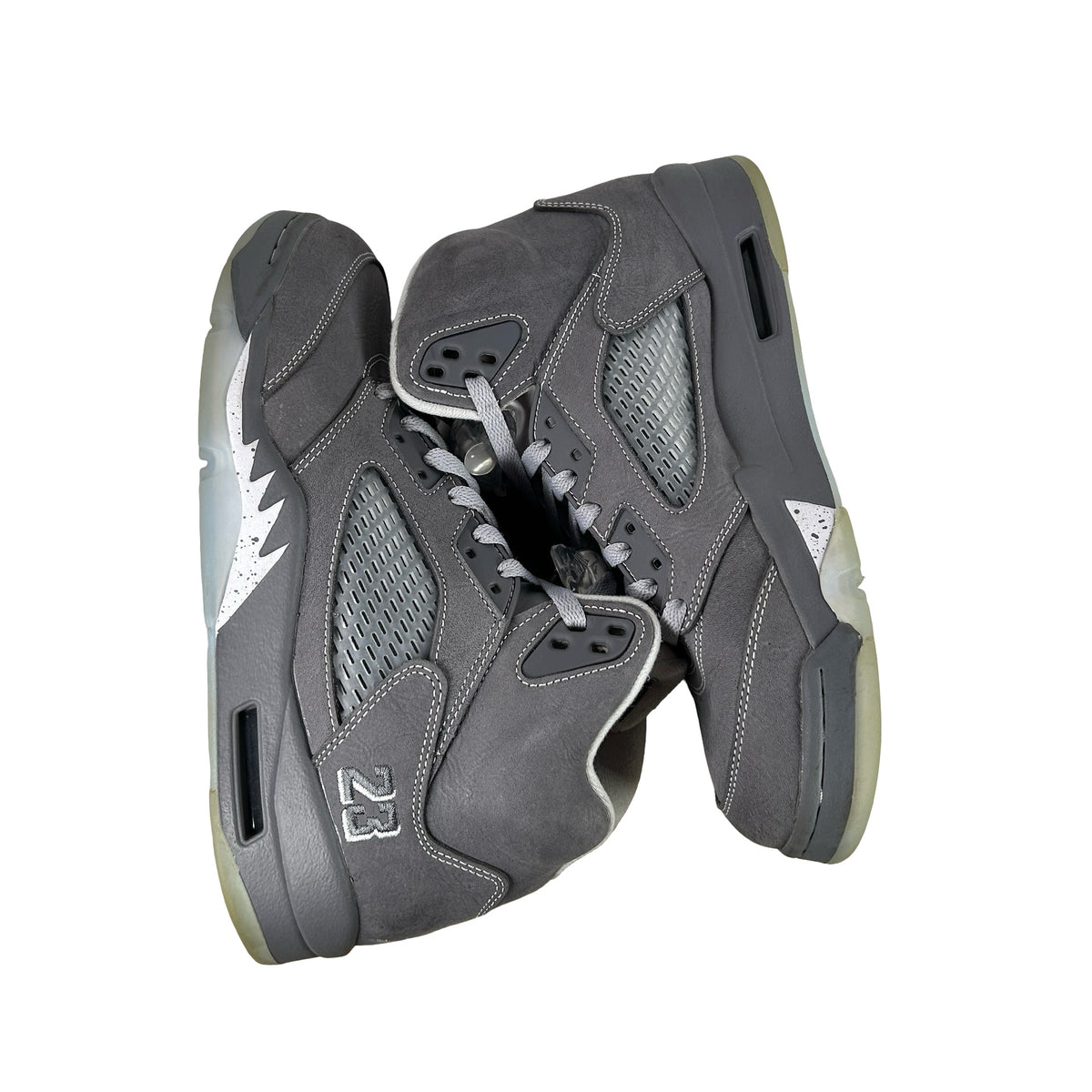 DD0587 002 Jordan 5 Retro Wolf Grey (2026) [USED] - 9 M (Used8)