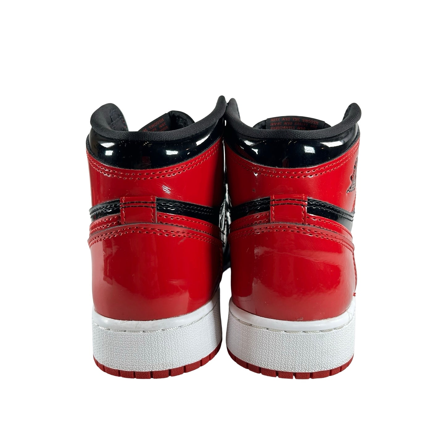 575441 063 Jordan 1 Retro High OG Patent Bred (GS) [USED] - 5 Y (Used3)
