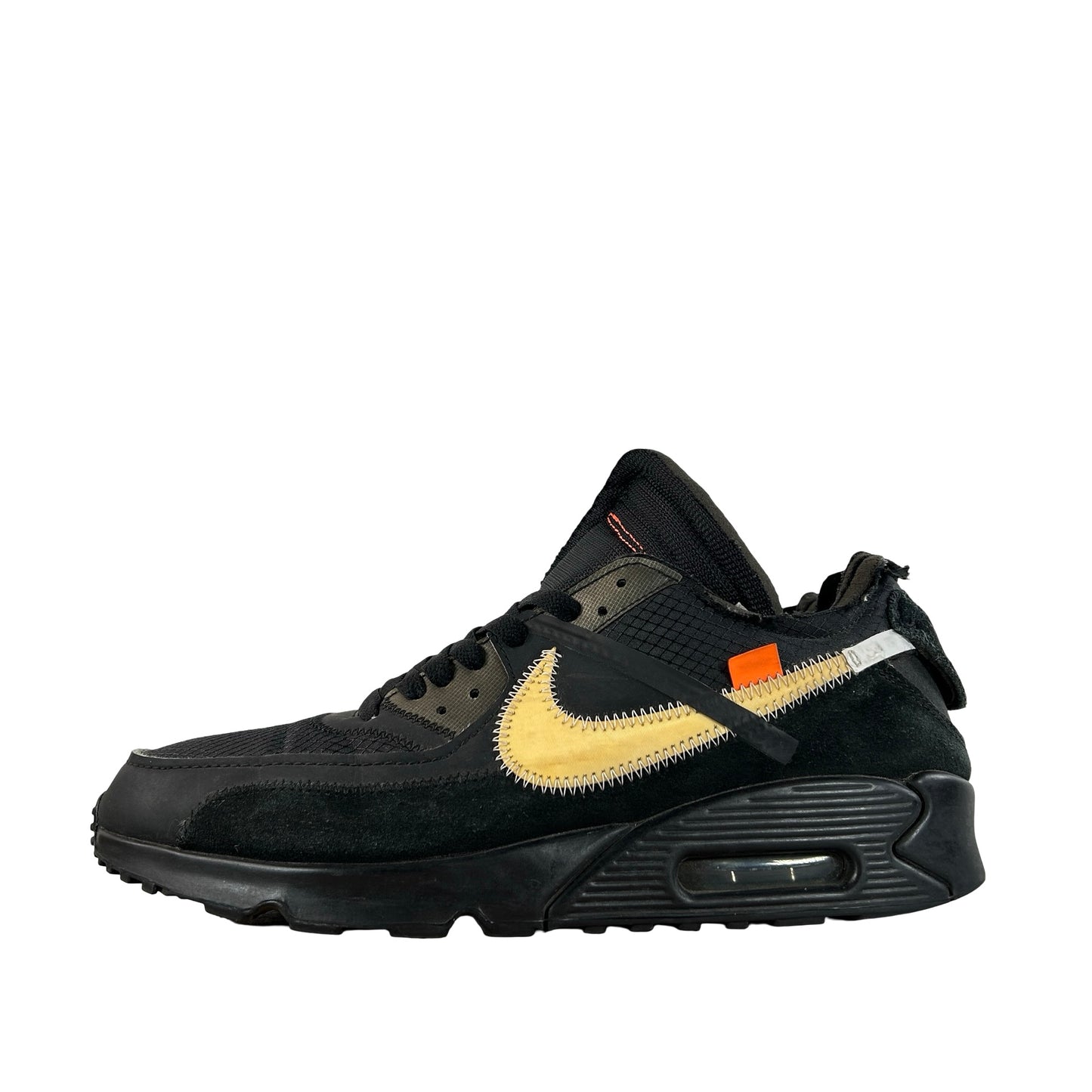 AA7293 001 Air Max 90 Off-White Black [USED] - 9.5 M (Used)