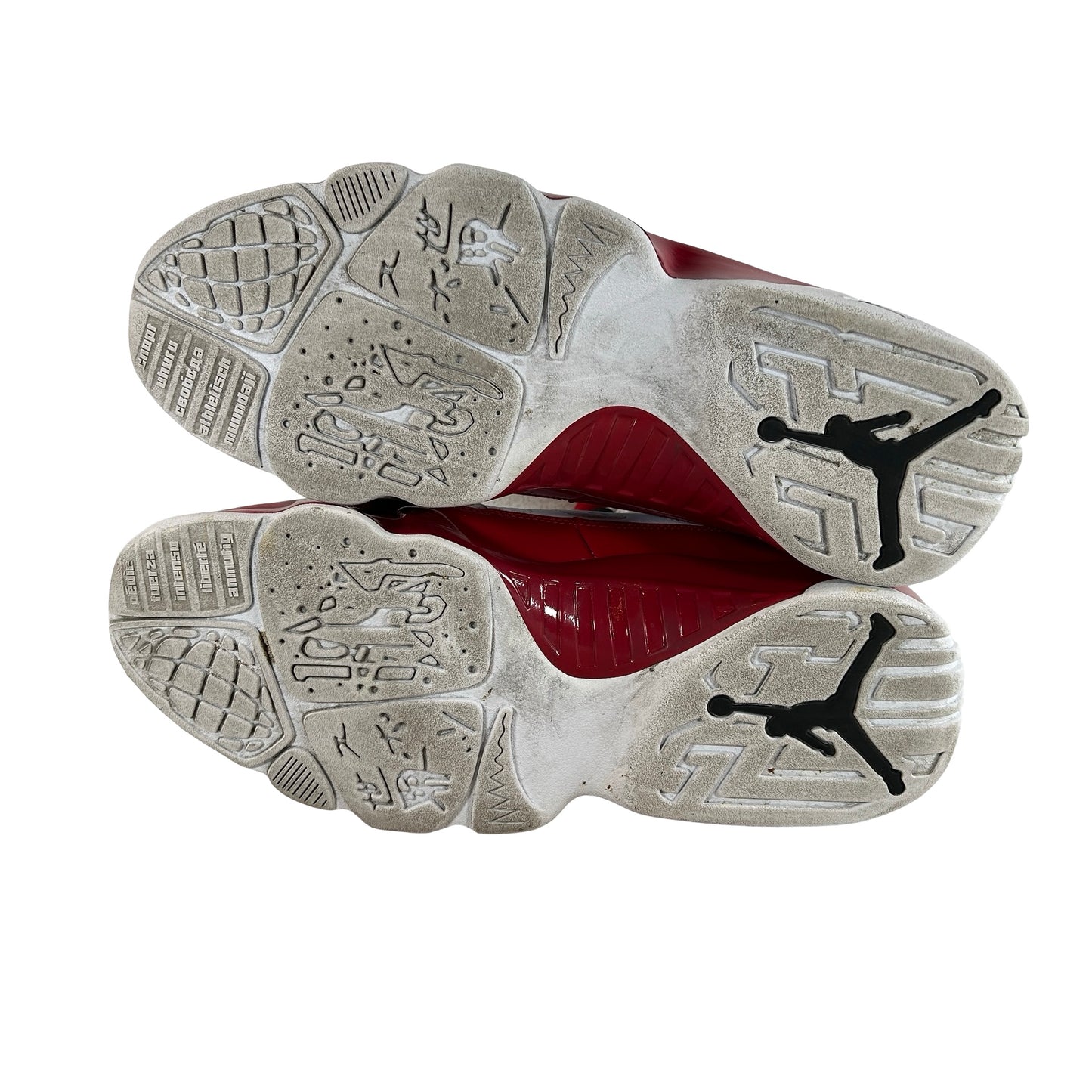302370 160 Jordan 9 Retro White Gym Red [USED] - 12 M (Used) (No Insoles)
