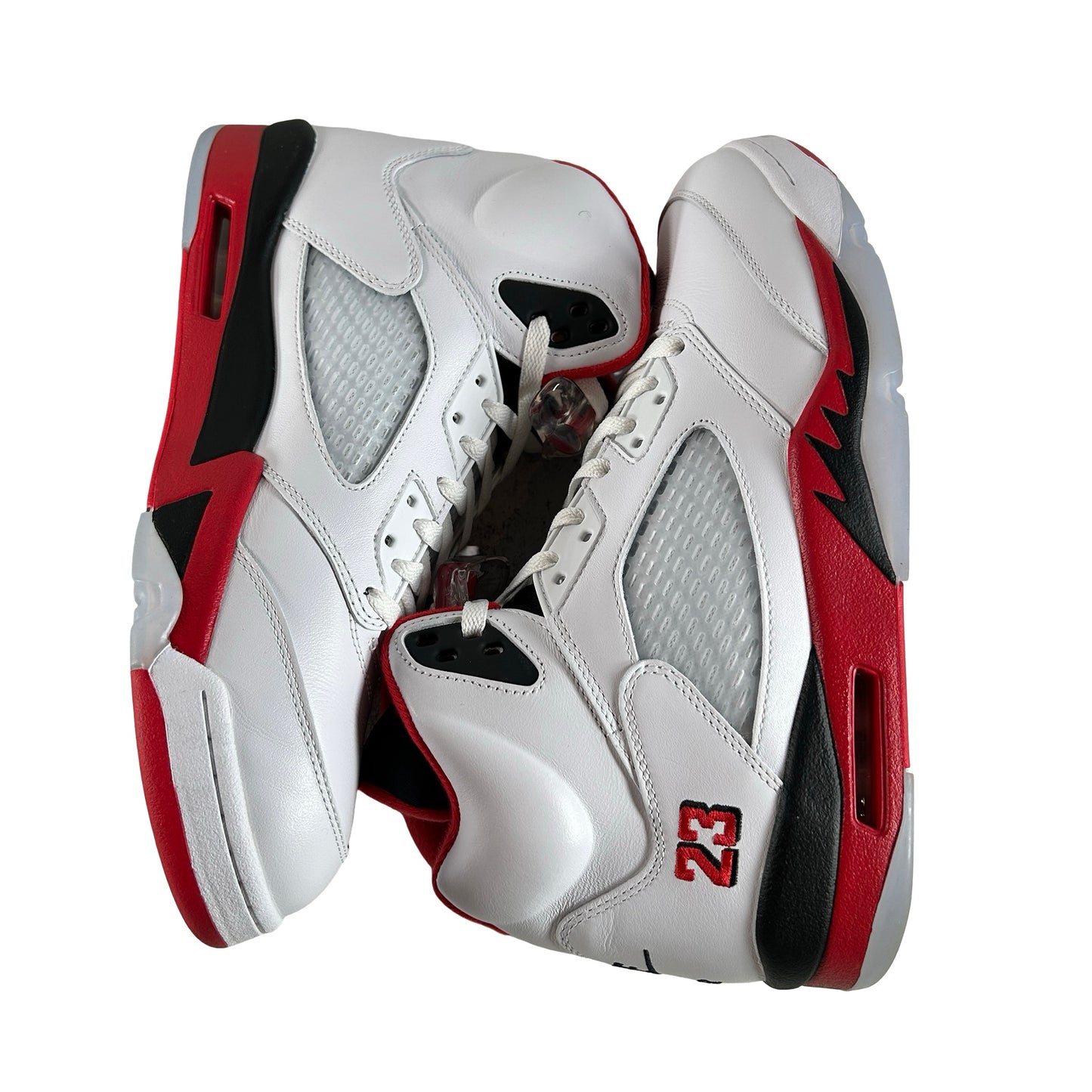 HQ7978 101 Jordan 5 Retro Fire Red Black Tongue (2025) [USED] - 12 M (Used2)