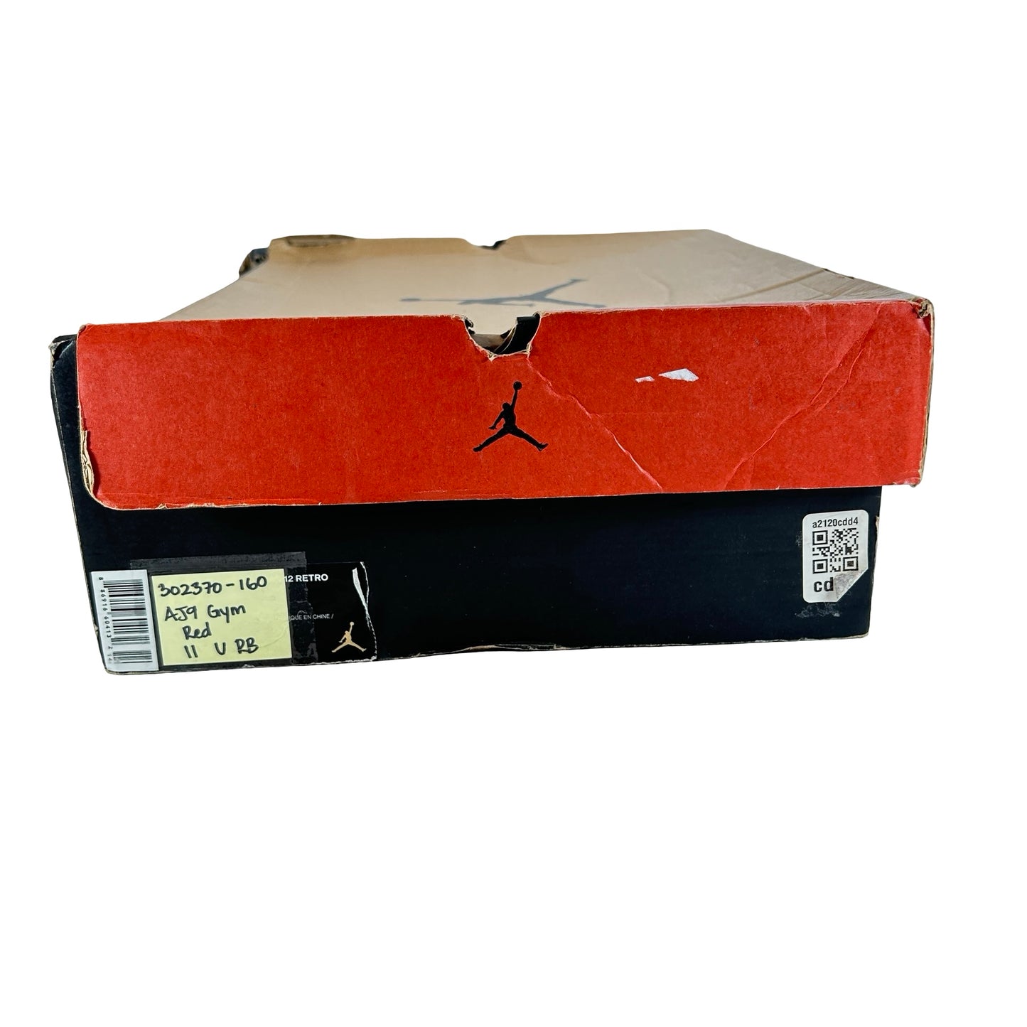 302370 160 Jordan 9 Retro White Gym Red [USED] - 11 M (Used) (Replace Box)