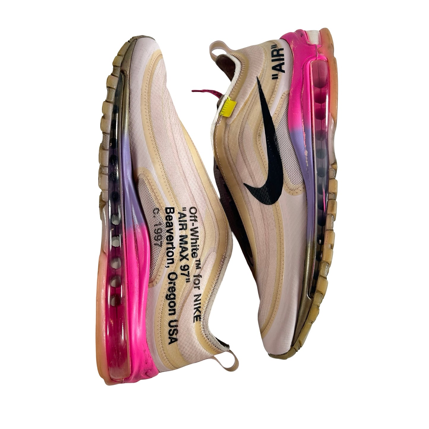 AJ4585 600 Nike Air Max 97 Off-White Elemental Rose Serena Queen [USED] - 10.5 M (Used)