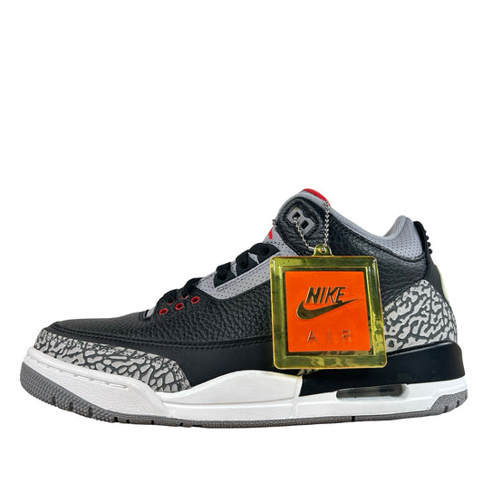 854262 001 Air Jordan 3 Black Cement 2018 - 8.5 M (Yellowing Nike Air)