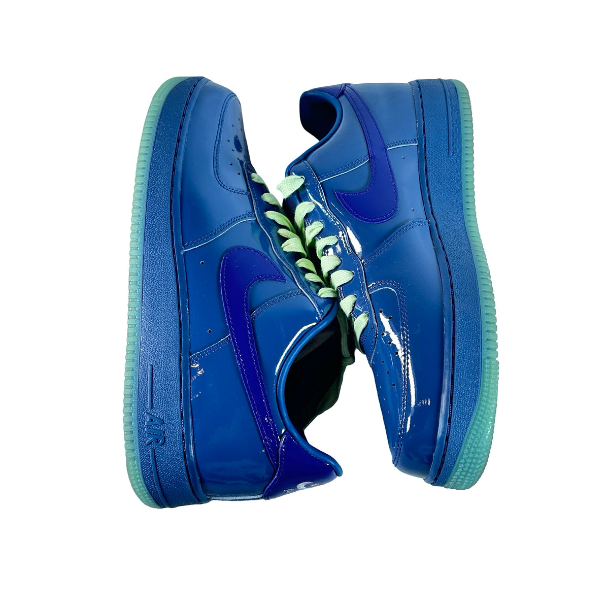 IO4489 400 Nike Air Force 1 Low Patent Leather Mystic Navy Grape Ice [USED] - 11.5 M (Used2)