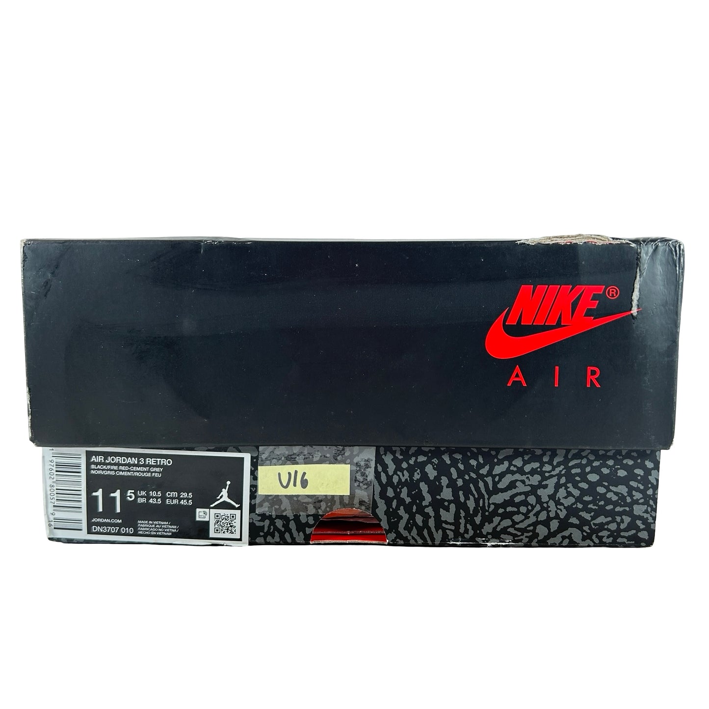 DN3707 010 Jordan 3 Retro Black Cement Reimagined (2024) [USED] - 11.5 M (Used16)