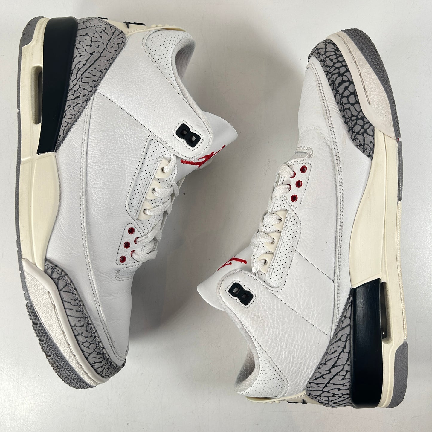 DN3707 100 Jordan 3 Retro White Cement Reimagined [USED] - 11 M (Used4)