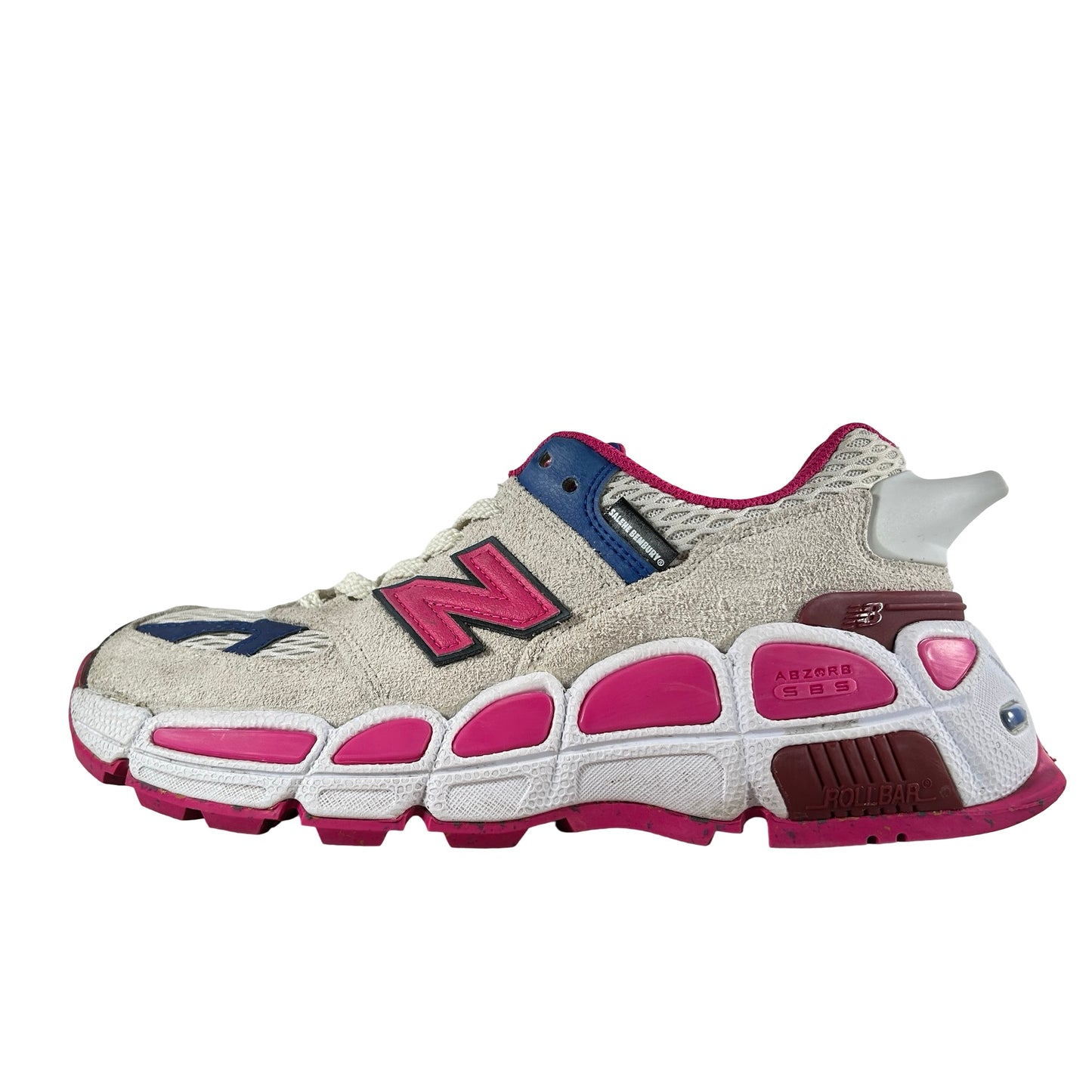 MS574SA New Balance 574 YURT Salehe Bembury Universal Communication Workwear White [USED] - 8.5 M (Used) (No Box)