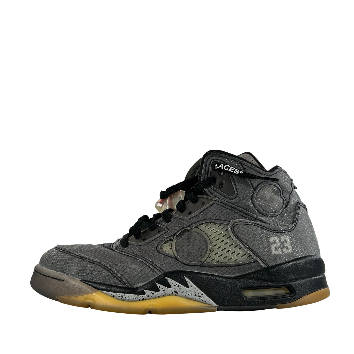 CT8480 001 Jordan 5 Off-White Black [USED] - 10.5 M (Used8)
