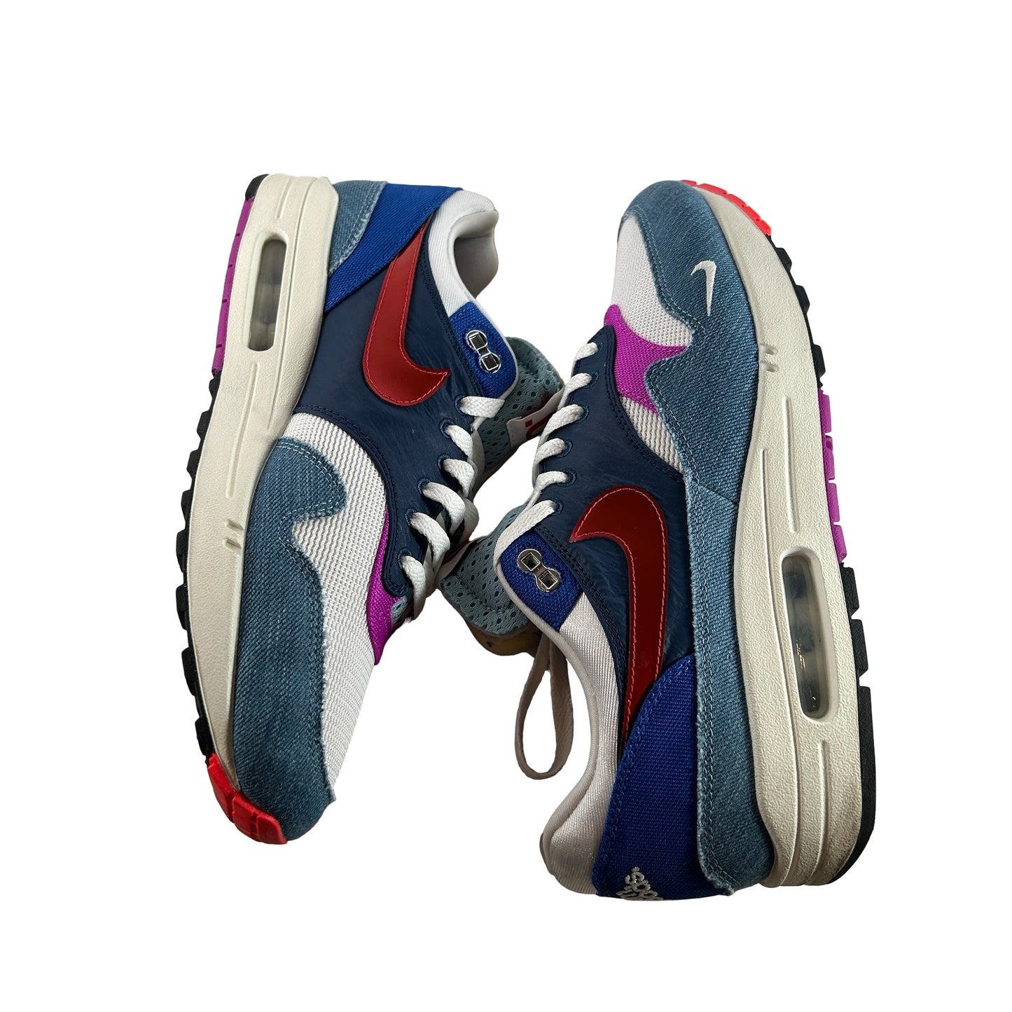 HM9634 101 Nike Air Max 1 Premium Goods Sport Red Varsity Royal [USED] - 11 M (Used)
