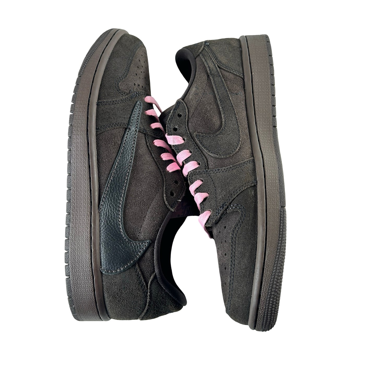 DM7866 202 Jordan 1 Retro Low OG SP Travis Scott Velvet Brown [USED] - 9 M (Used9)