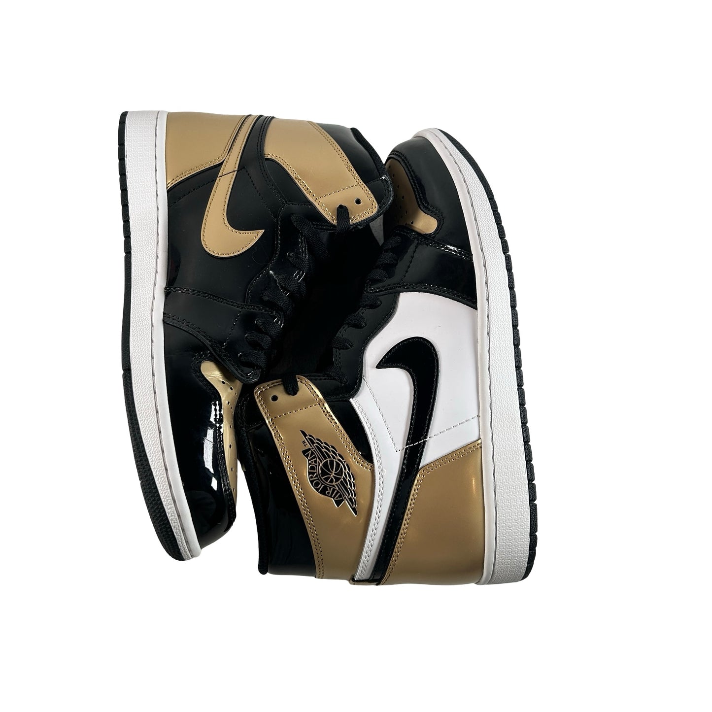 861428 007 Jordan 1 Retro High NRG Patent Gold Toe [USED] - 11 M (Used7)