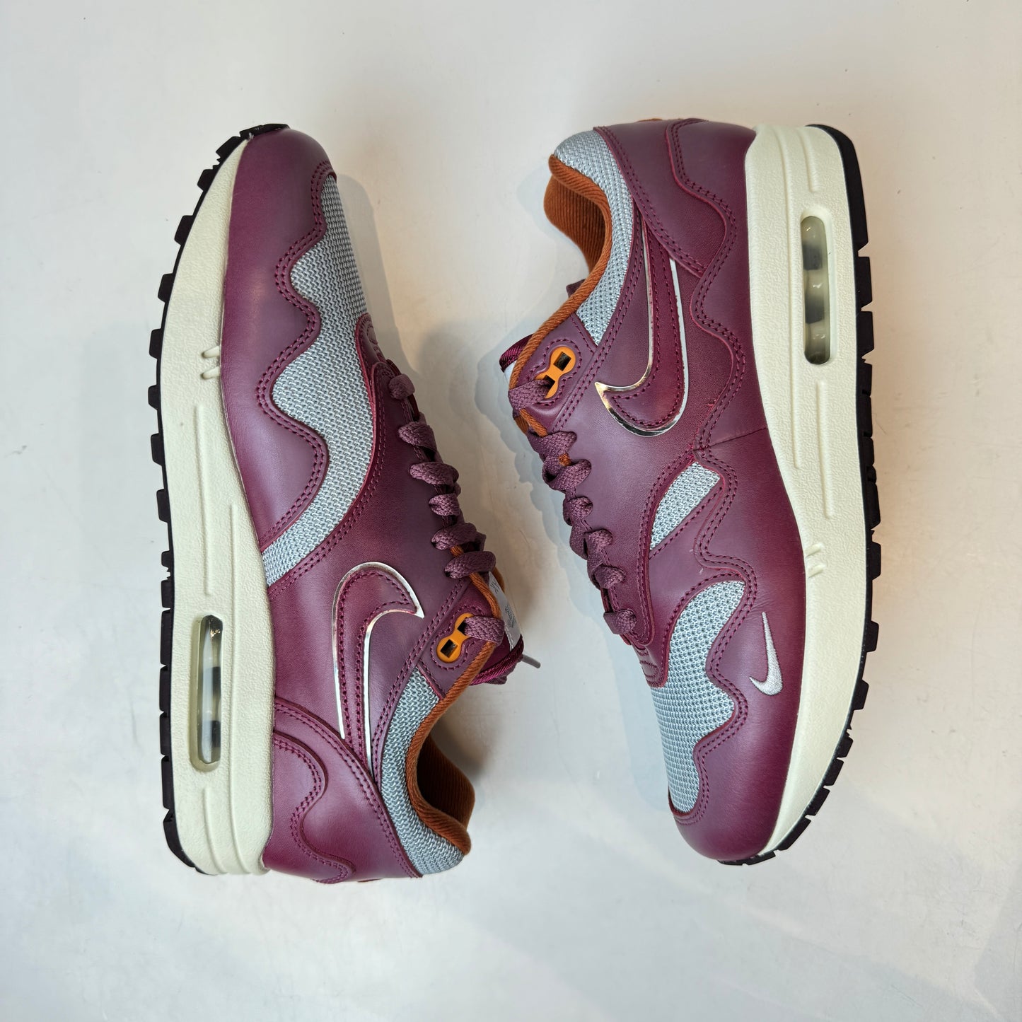 DO9549 001 Nike Air Max 1 Patta Waves Rush Maroon  [USED] - 8 M (VNDS)