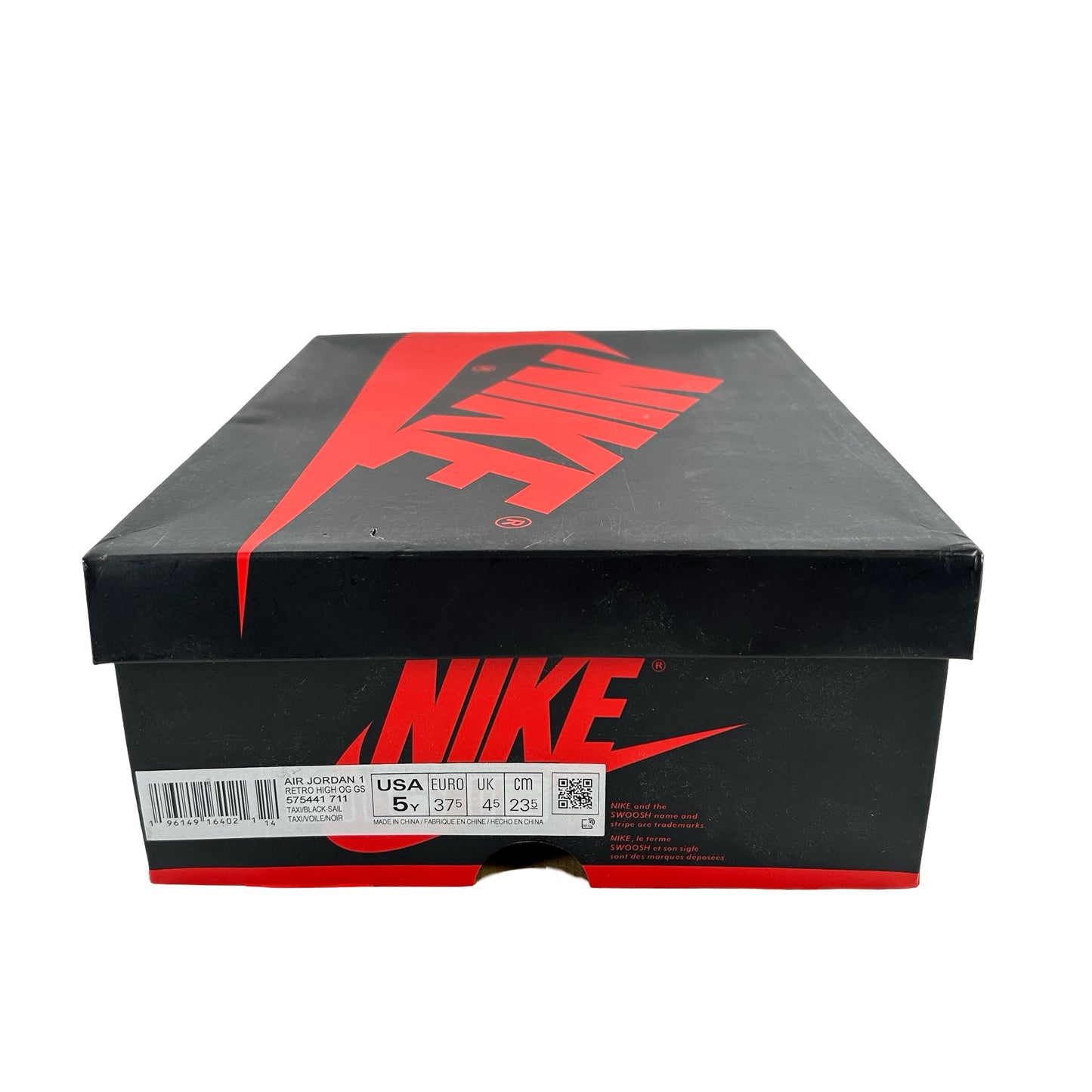 575441 711 Jordan 1 Retro High OG Taxi (GS) [USED] - 5 Y (Used)
