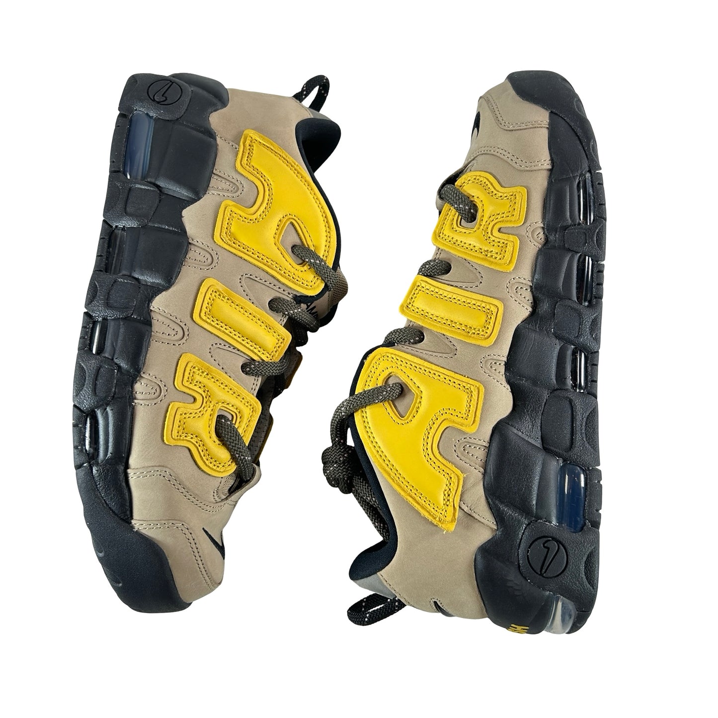 FB1299 200 Nike Air More Uptempo Low AMBUSH Sulfur [USED] - 10.5 M (Used) (No Box)