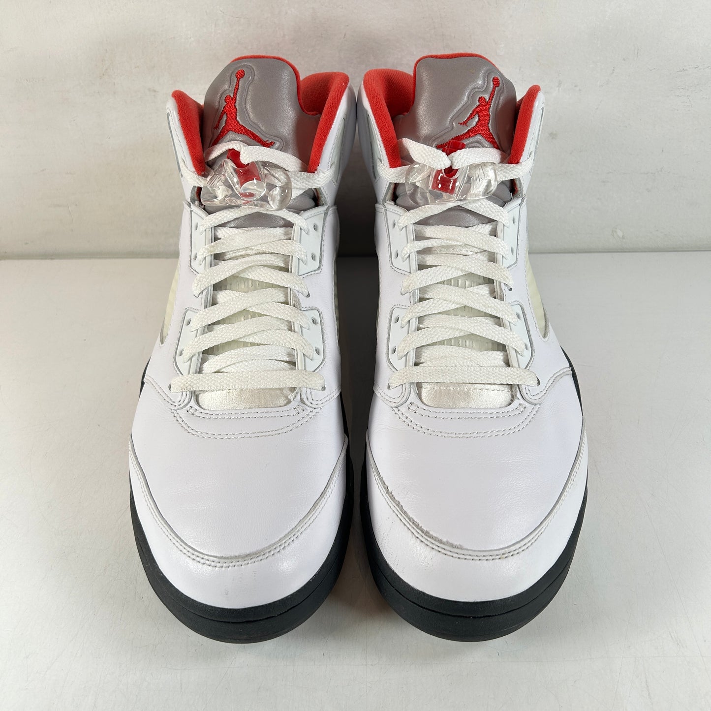 DA1911 102 Jordan 5 Retro Fire Red Silver Tongue (2020) [USED] - 11 M (Used)