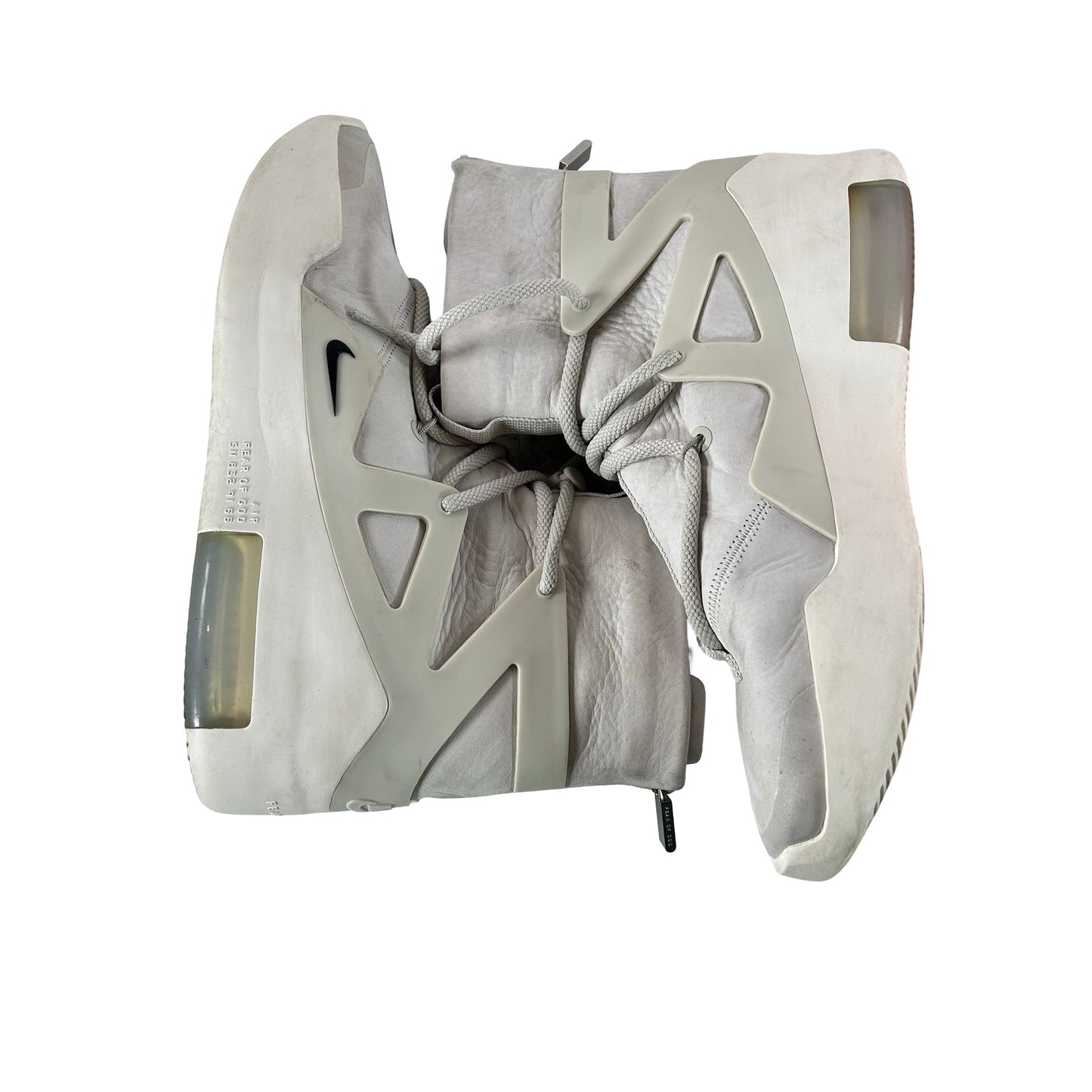 AR4237 002 Nike Air Fear Of God 1 Light Bone [USED] - 8.5 M (Used)